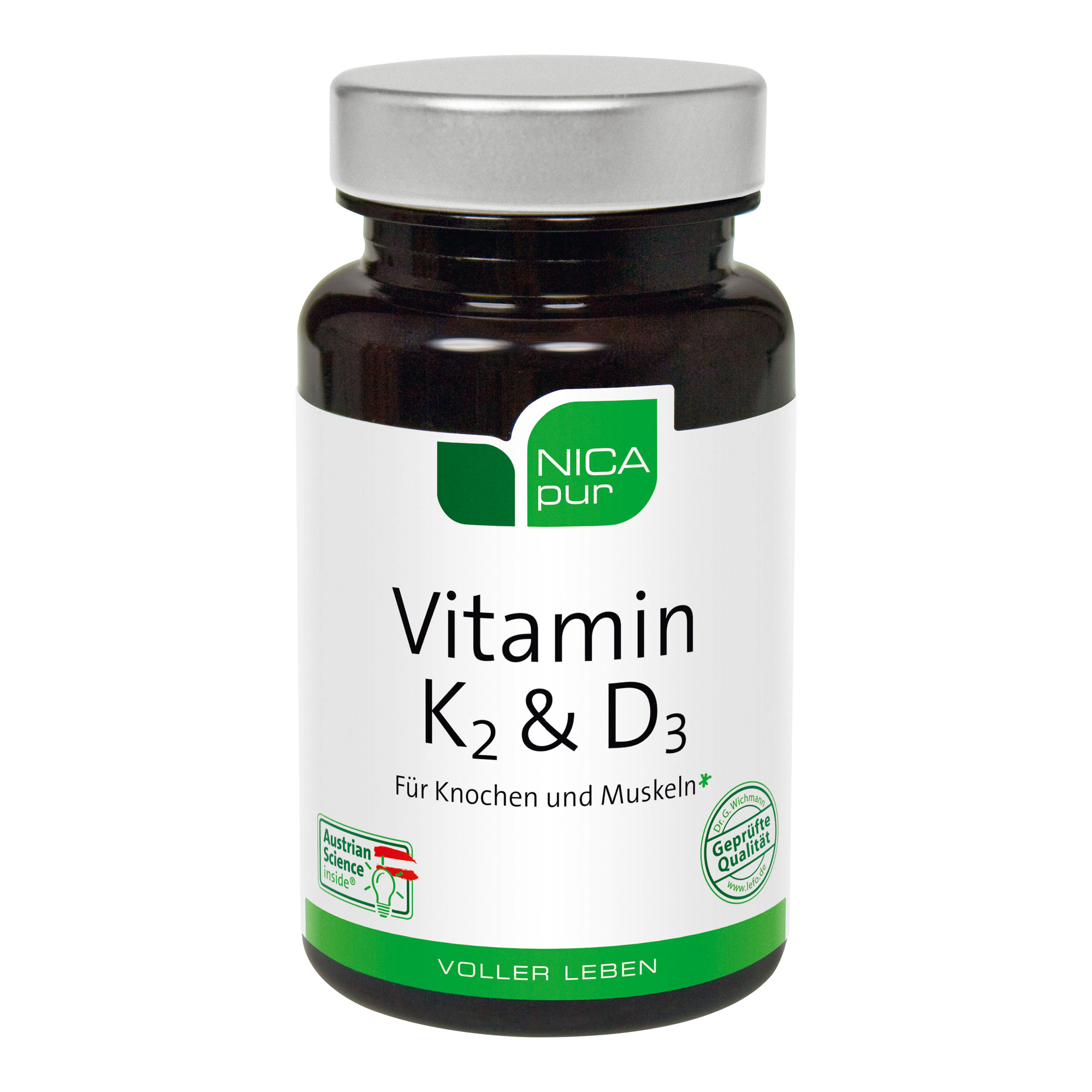 Nicapur Vitamin K2 & D3 Kapseln