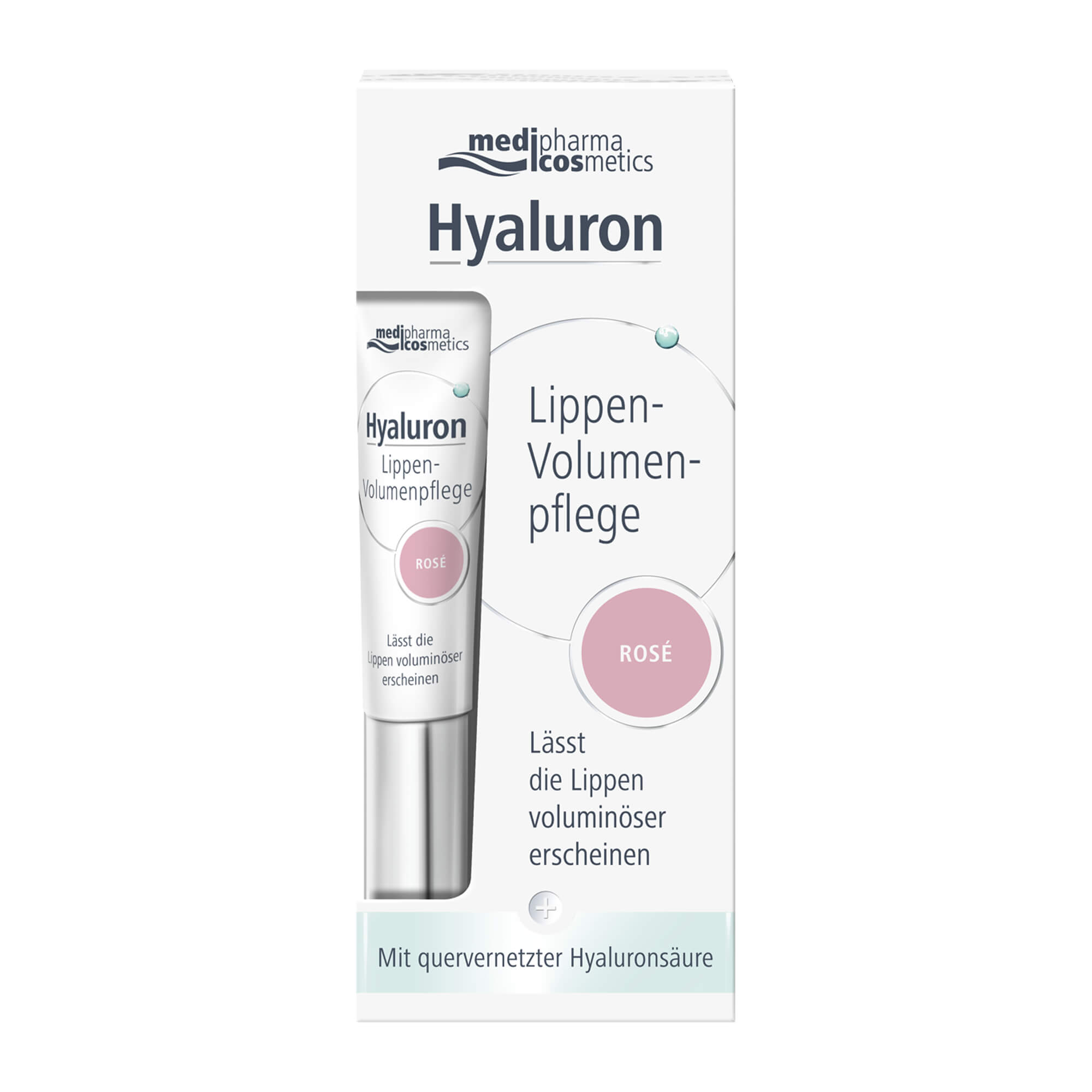 Hyaluron Lippen-Volumenpflege Rosé - None