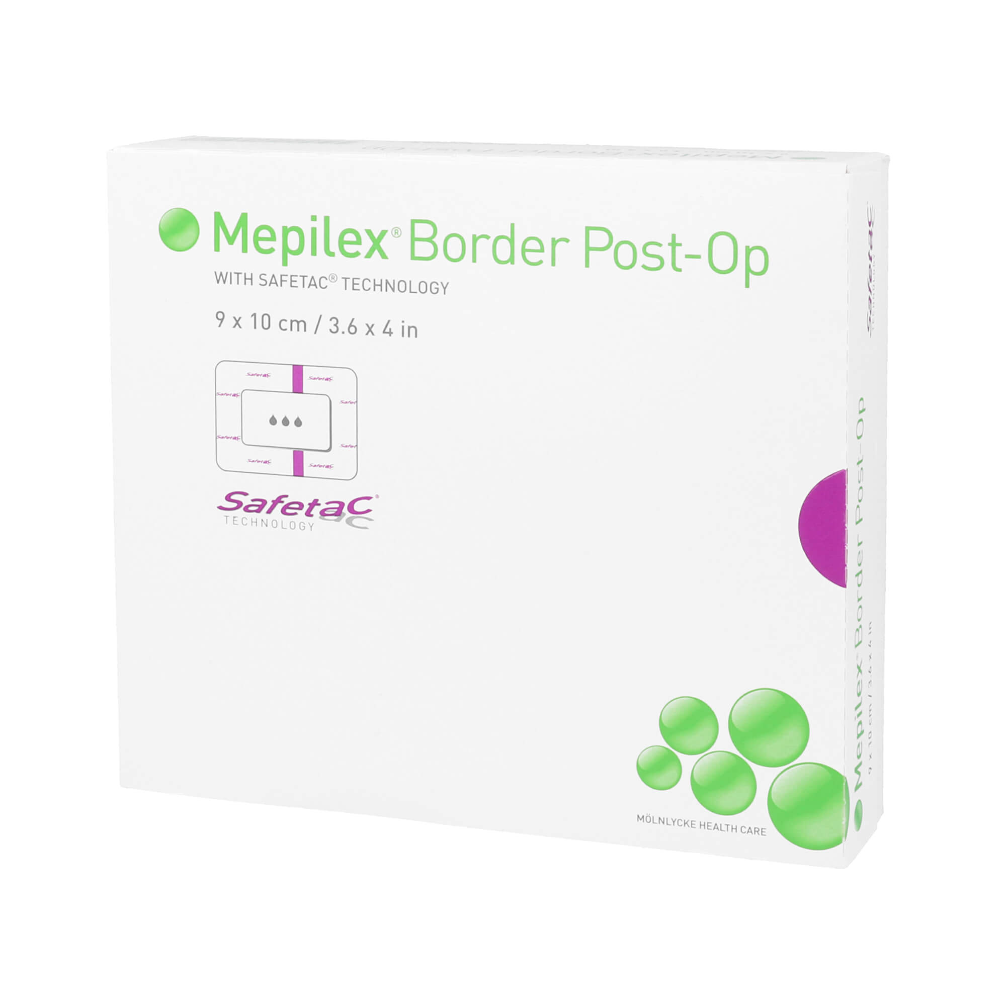 Mepilex Border Post-Op Schaumverband haftend 9x10 cm