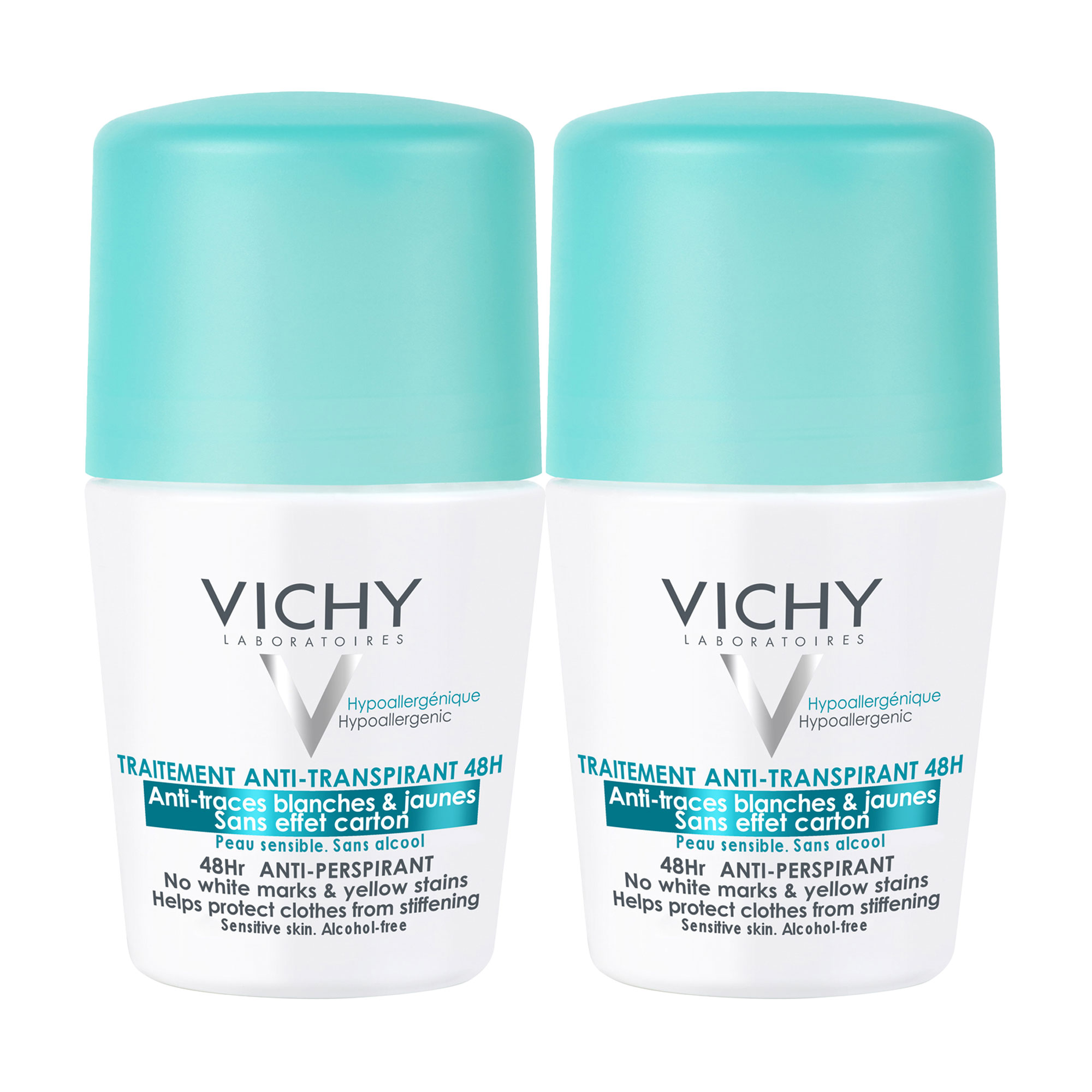 Vichy Deodorant Roll-On Anti-Transpirant 48H Anti-Flecken - None