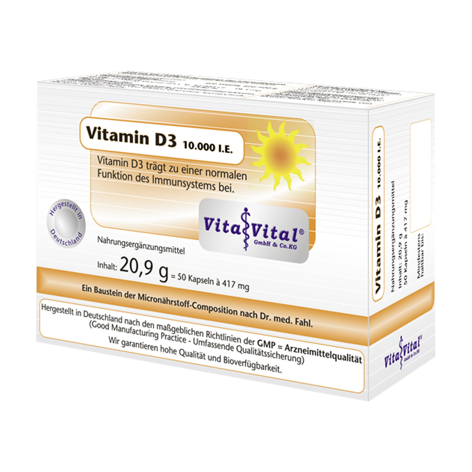 Vitamin D 3 10.000 I.E. Kapseln - None