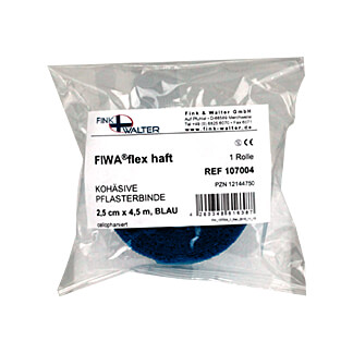 Fiwa Flex Haft 2,5 Cm X 4,5 M Blau - None