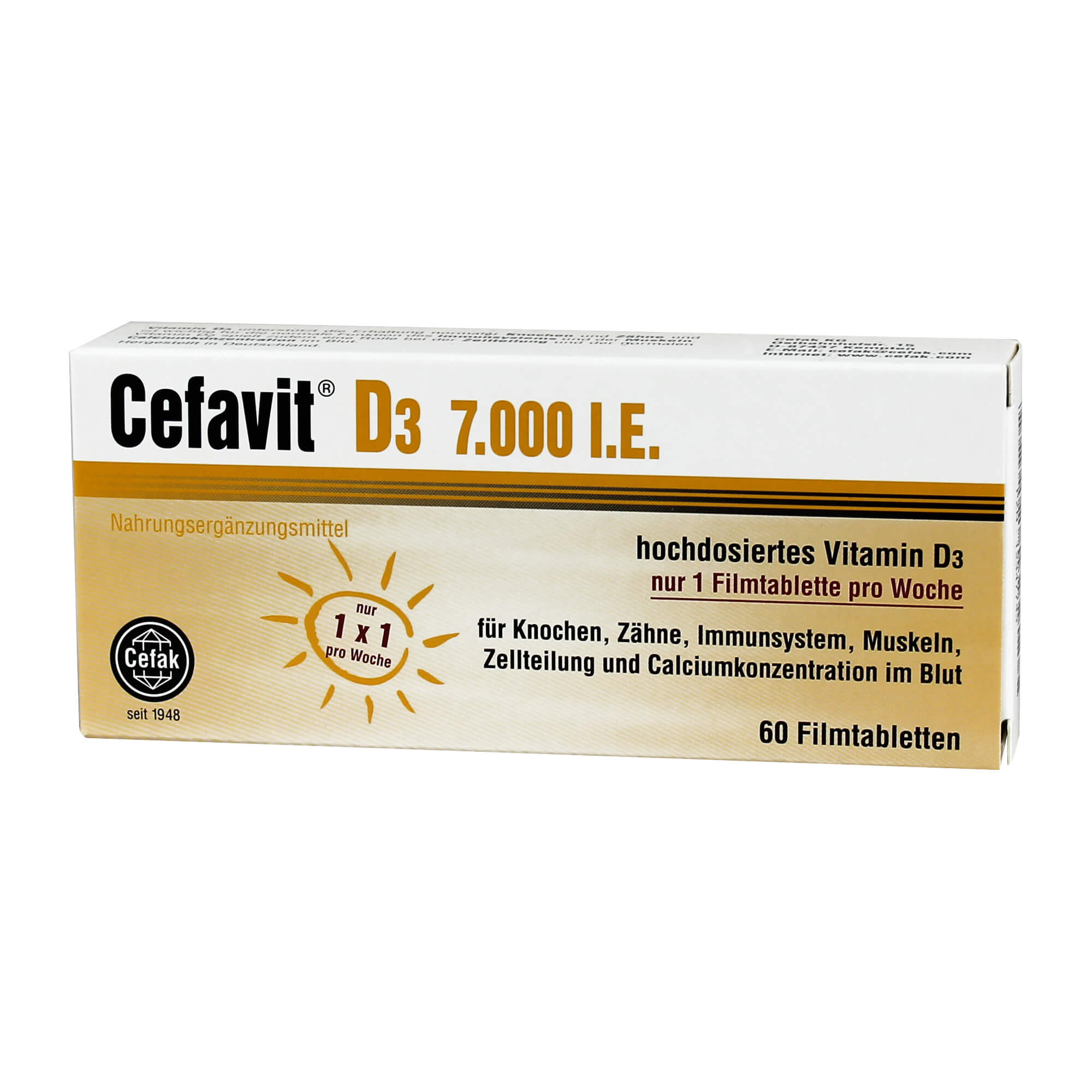 Cefavit D3 7.000 I.E. Filmtabletten - None