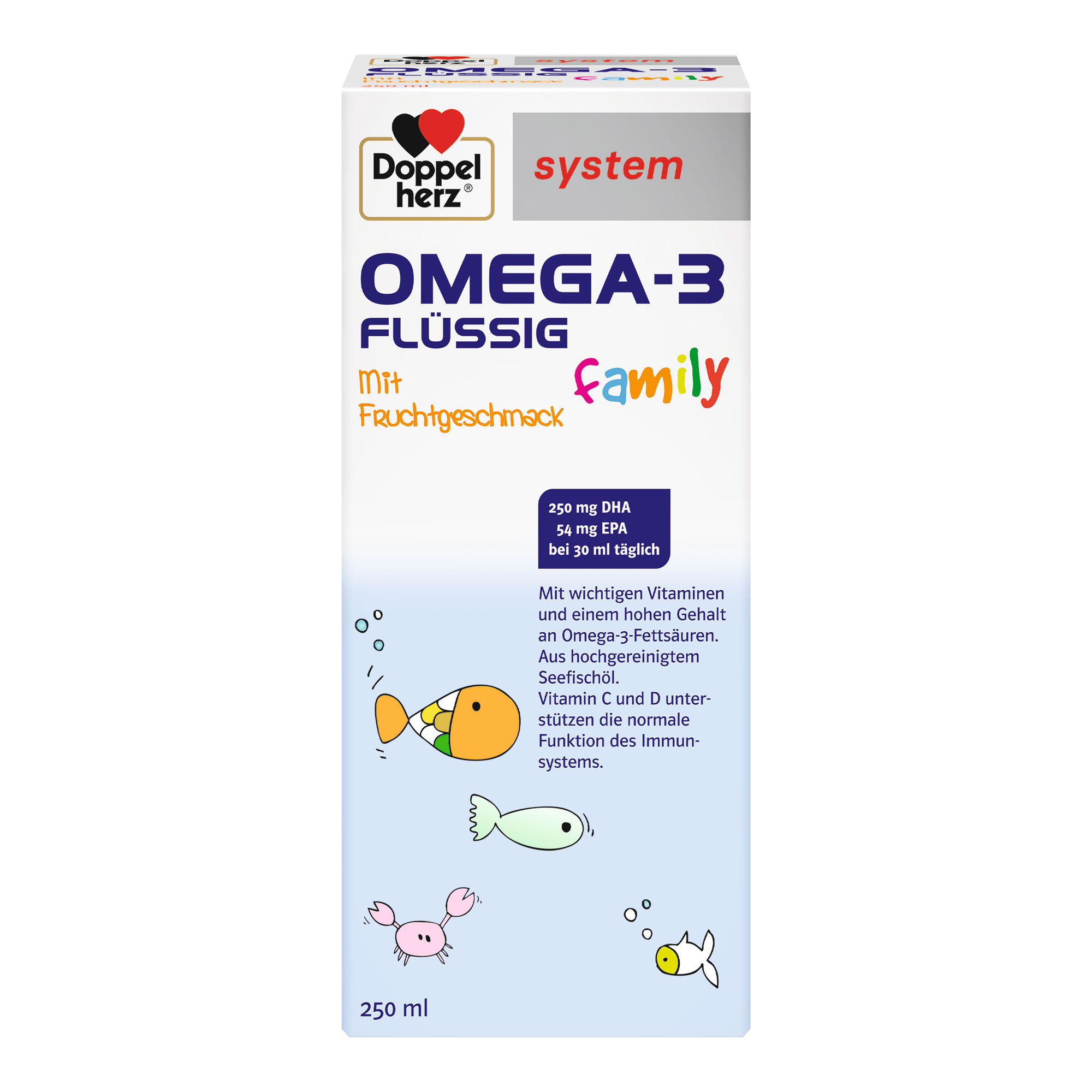 Doppelherz Omega-3 Family Flüssig System - None