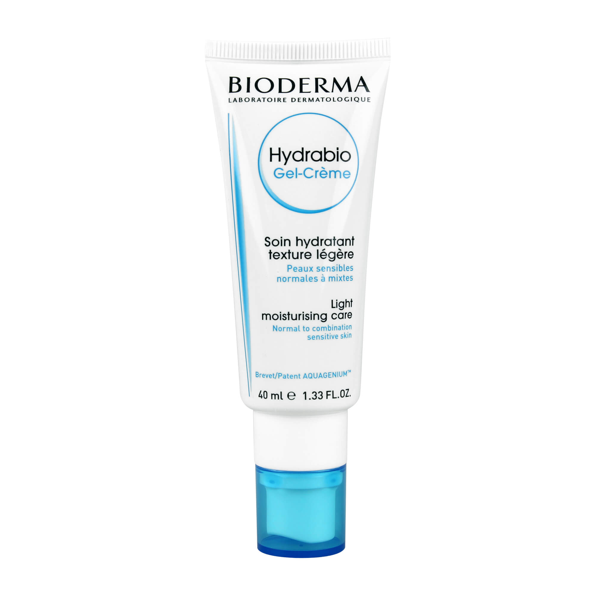 Bioderma Hydrabio Gel-Crème leichte, feuchtigkeitsspendende Gel-Creme für normale und gemischt empfindliche Haut 40 ml