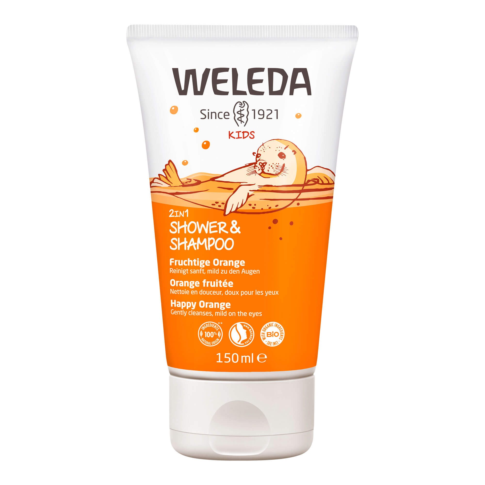 Weleda Kids 2In1 Shower & Shampoo Fruchtige Orange - None