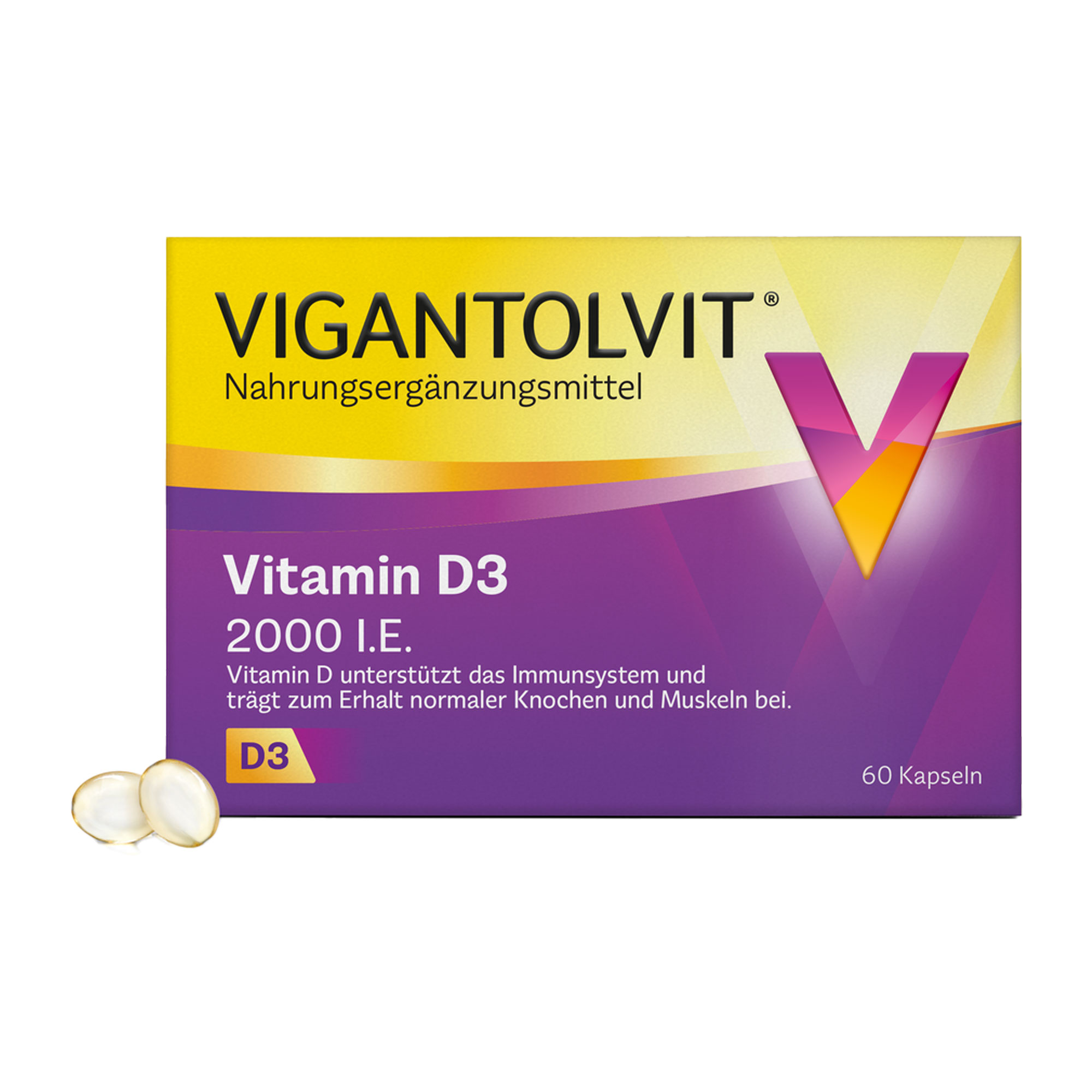 Vigantolvit 2000 I.E. Vitamin D3 Weichkapseln