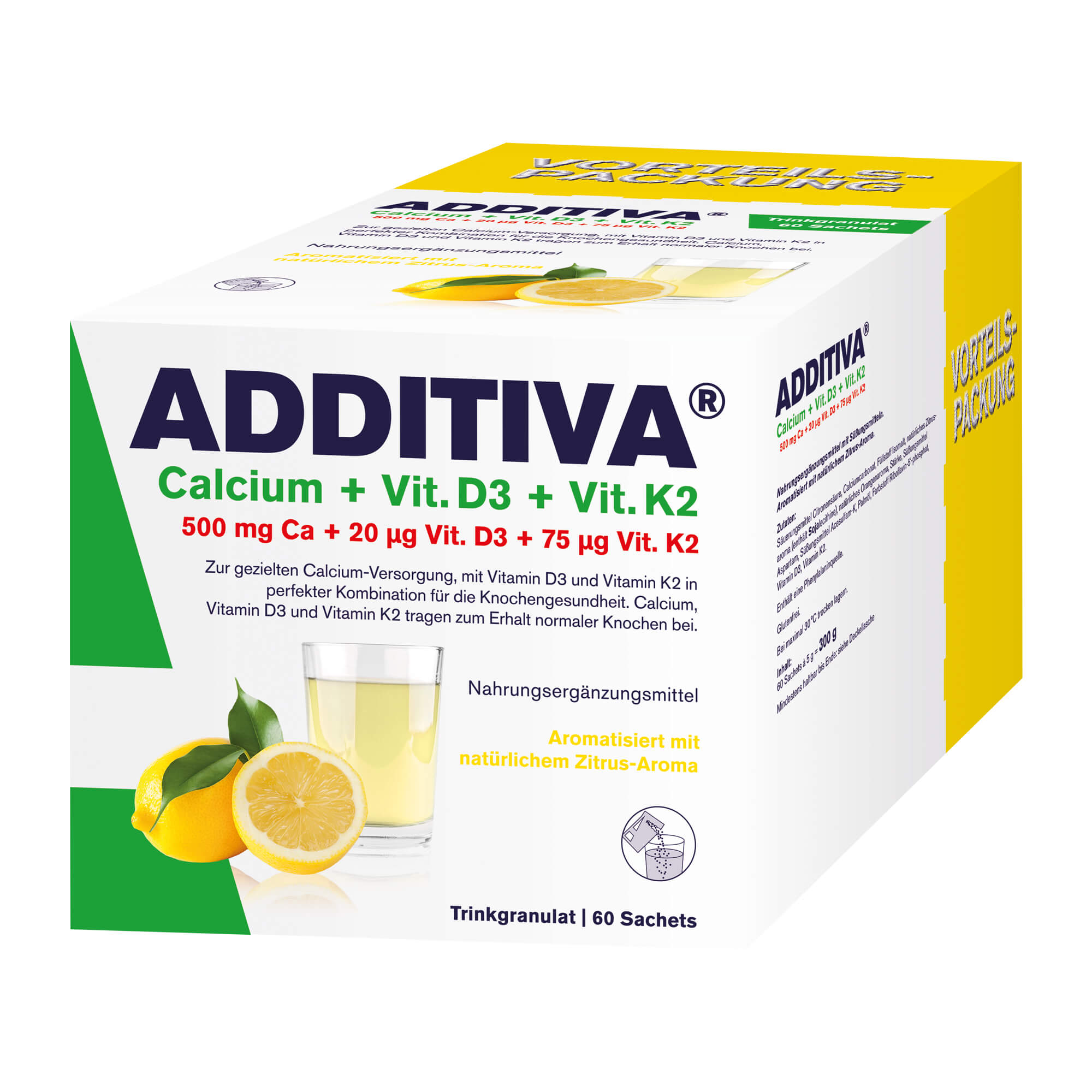 Additiva Calcium+D3+K2 Granulat - None