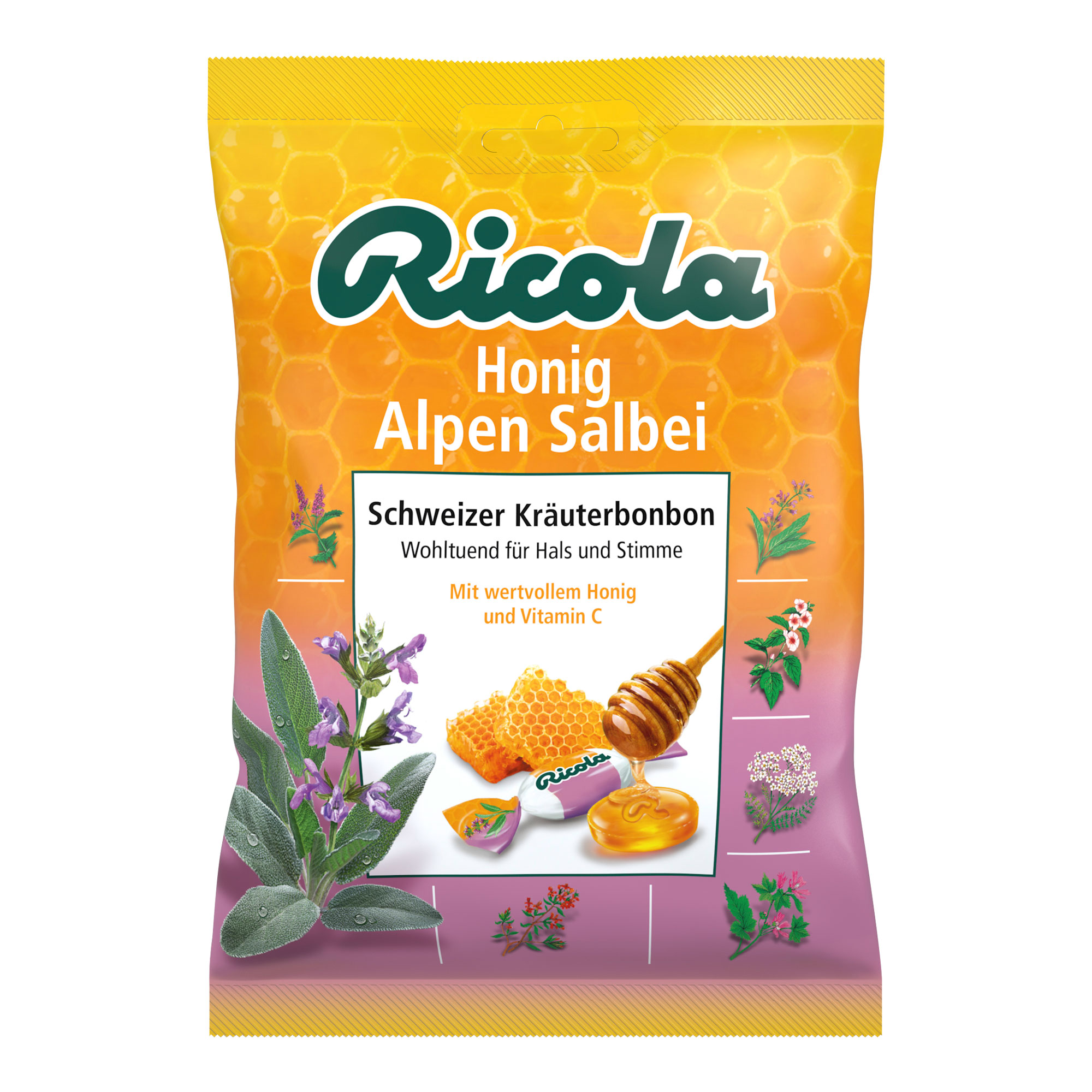 Ricola Honig Alpen Salbei Bonbons Mit Zucker - None