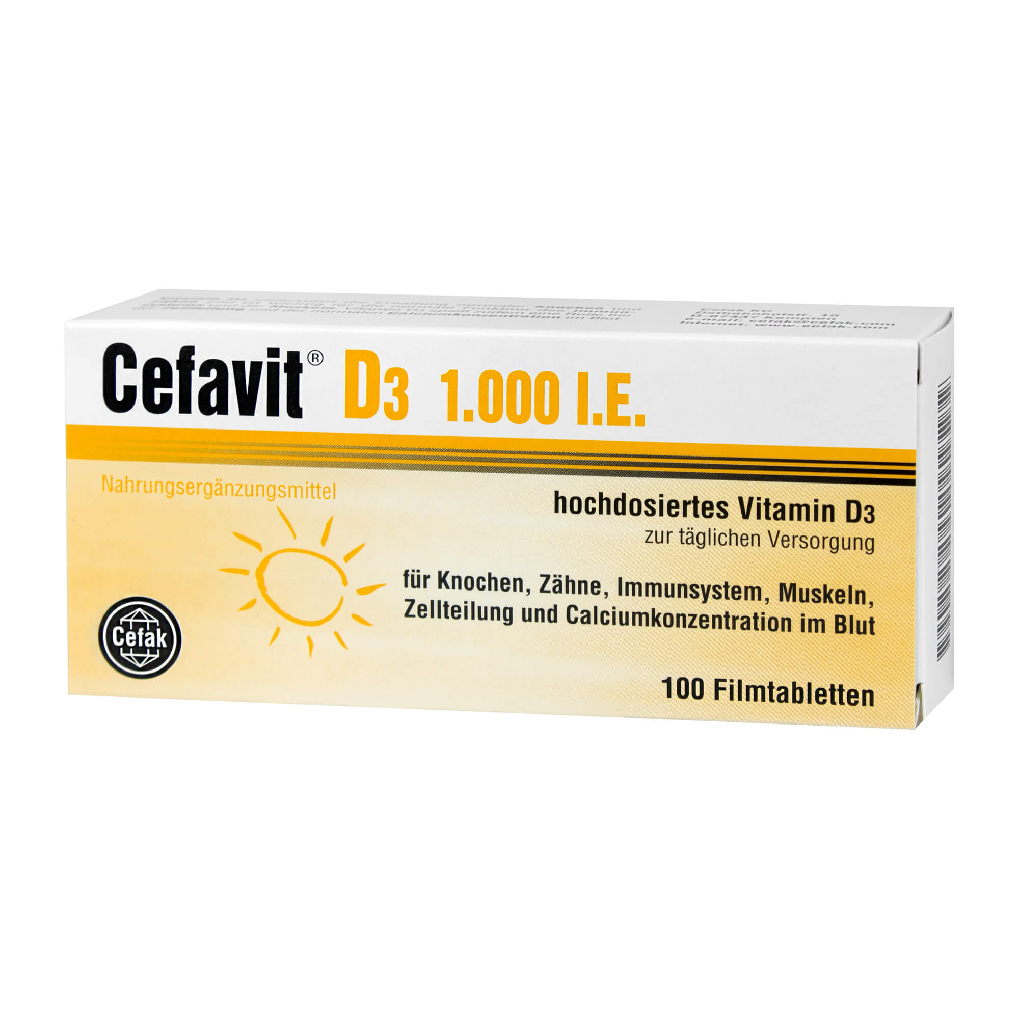 Cefavit D3 1.000 I.E. Filmtabletten - None