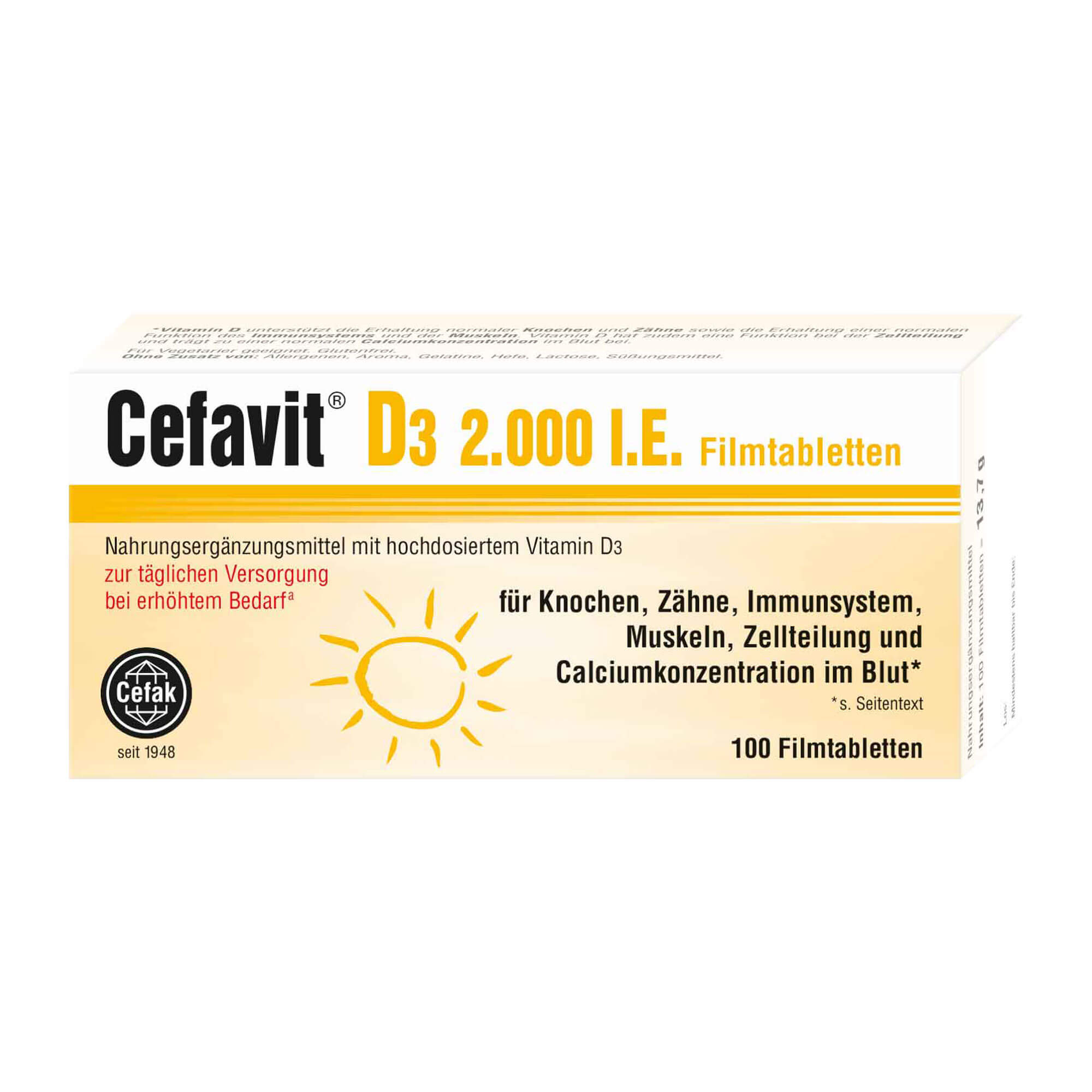 Cefavit D3 2.000 I.E. Filmtabletten - None