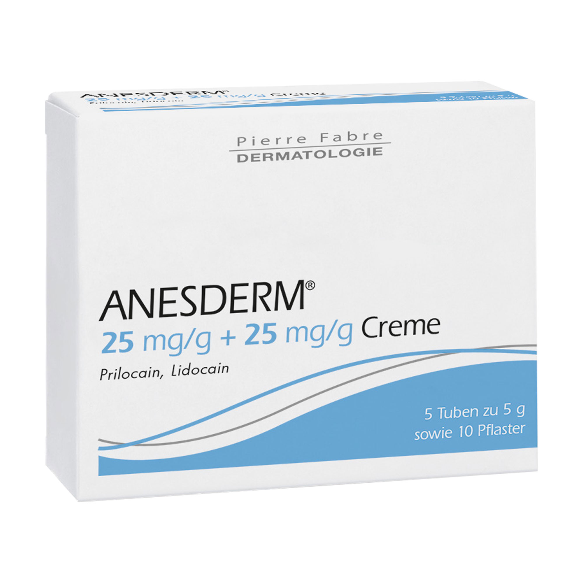 Anesderm 25 Mg/G + 25 Mg/G Creme + 10 Pflaster - None