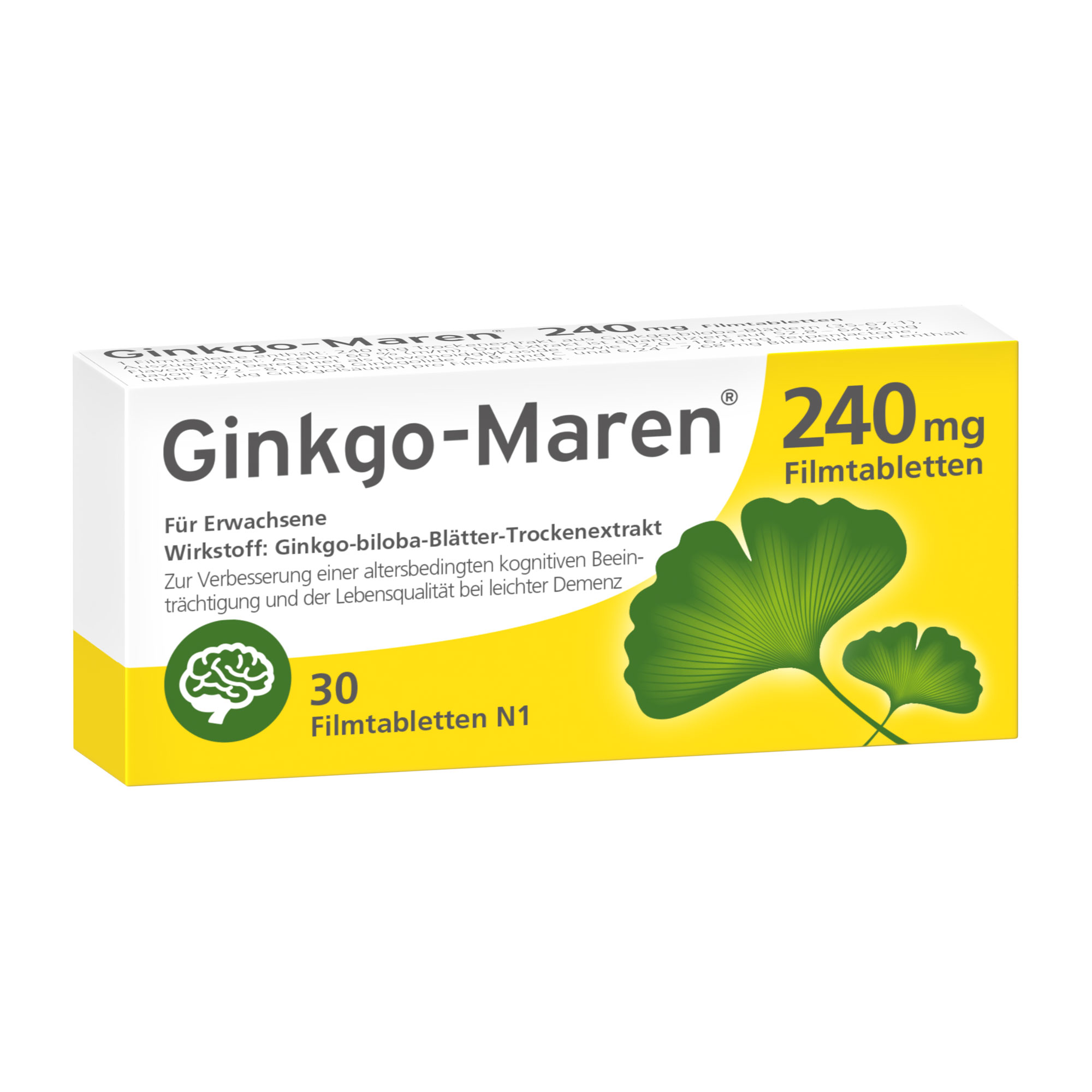 Ginkgo-Maren 240 Mg Filmtabletten - None