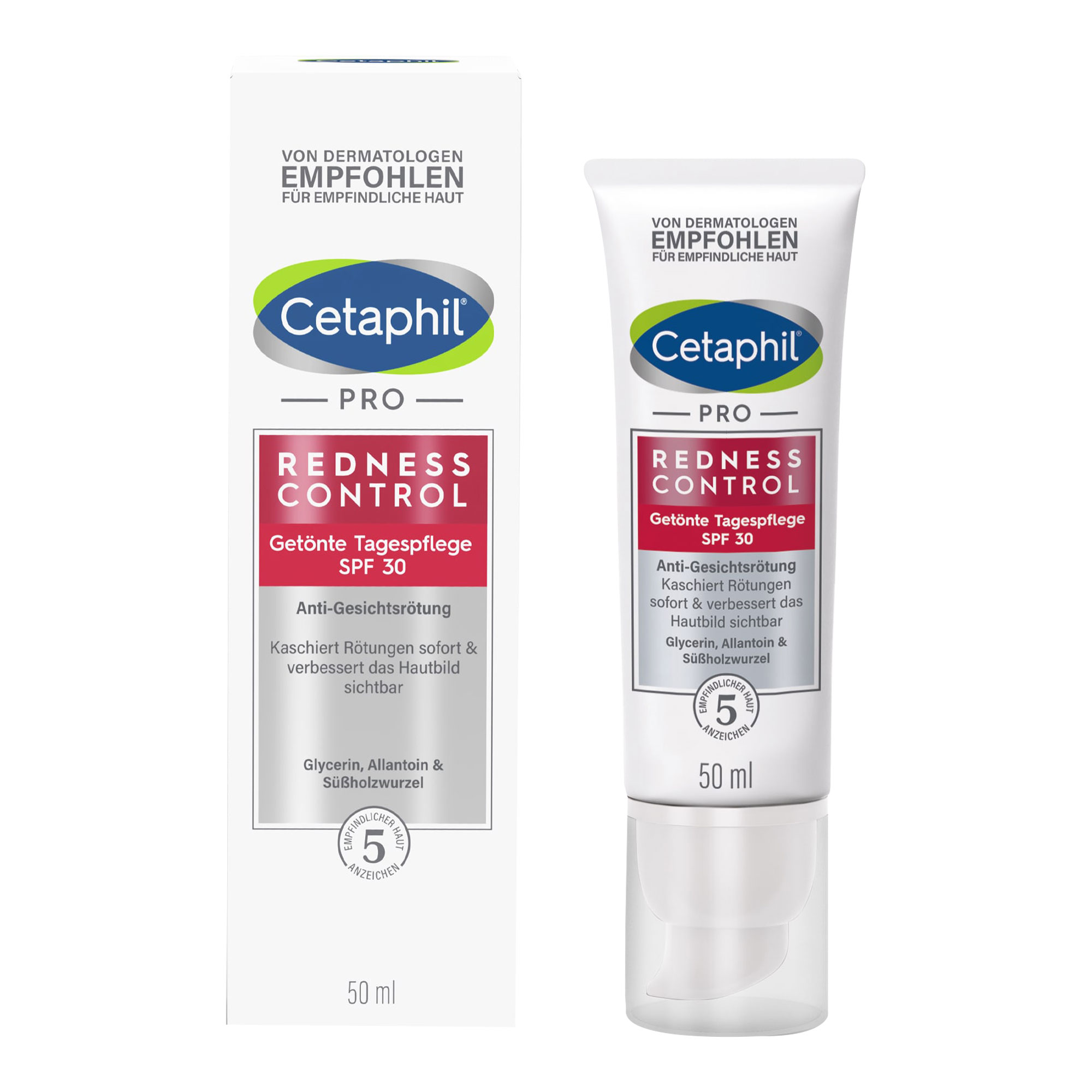 Cetaphil Pro RednessControl getönte Tagespflege SPF30