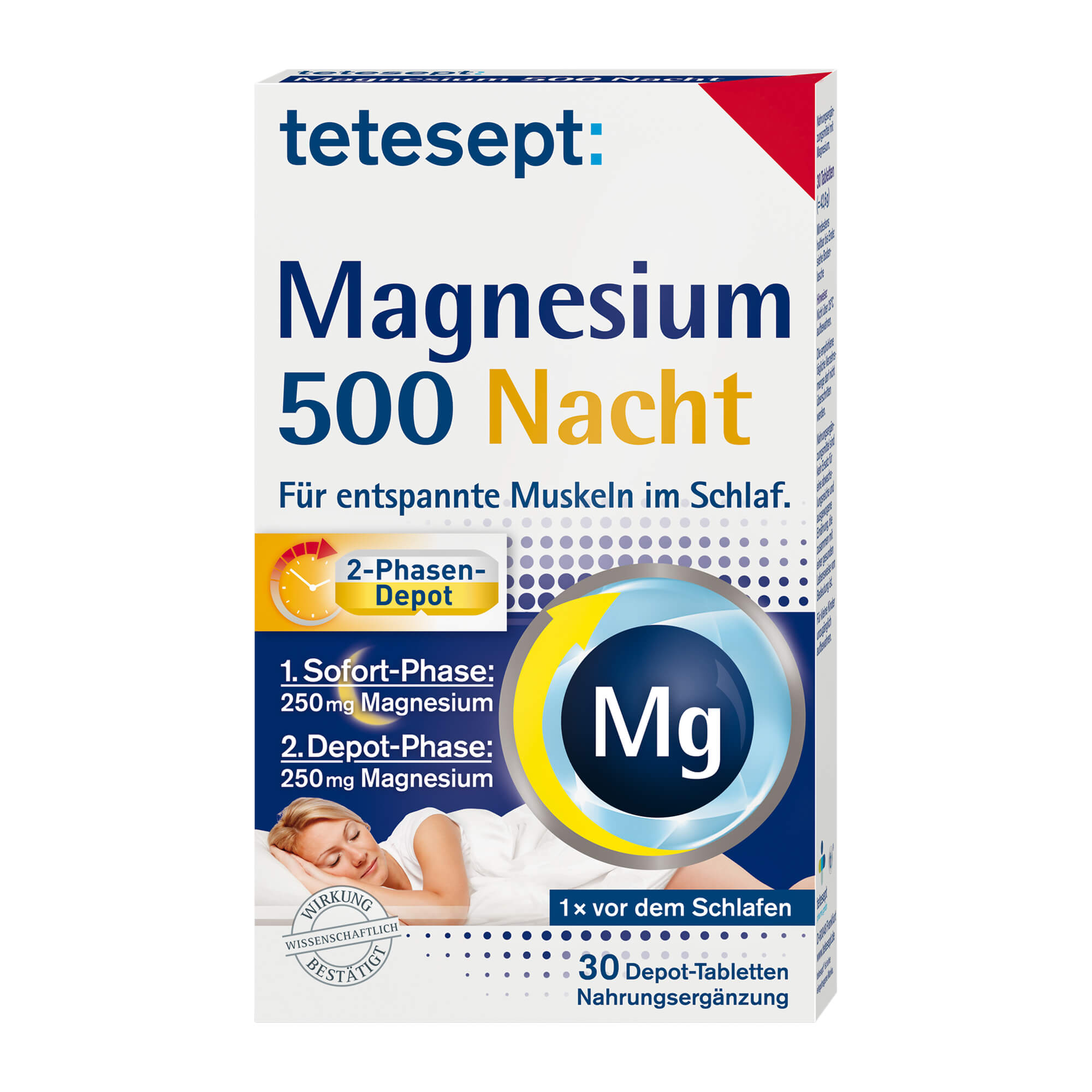 Tetesept Magnesium 500 Nacht Tabletten