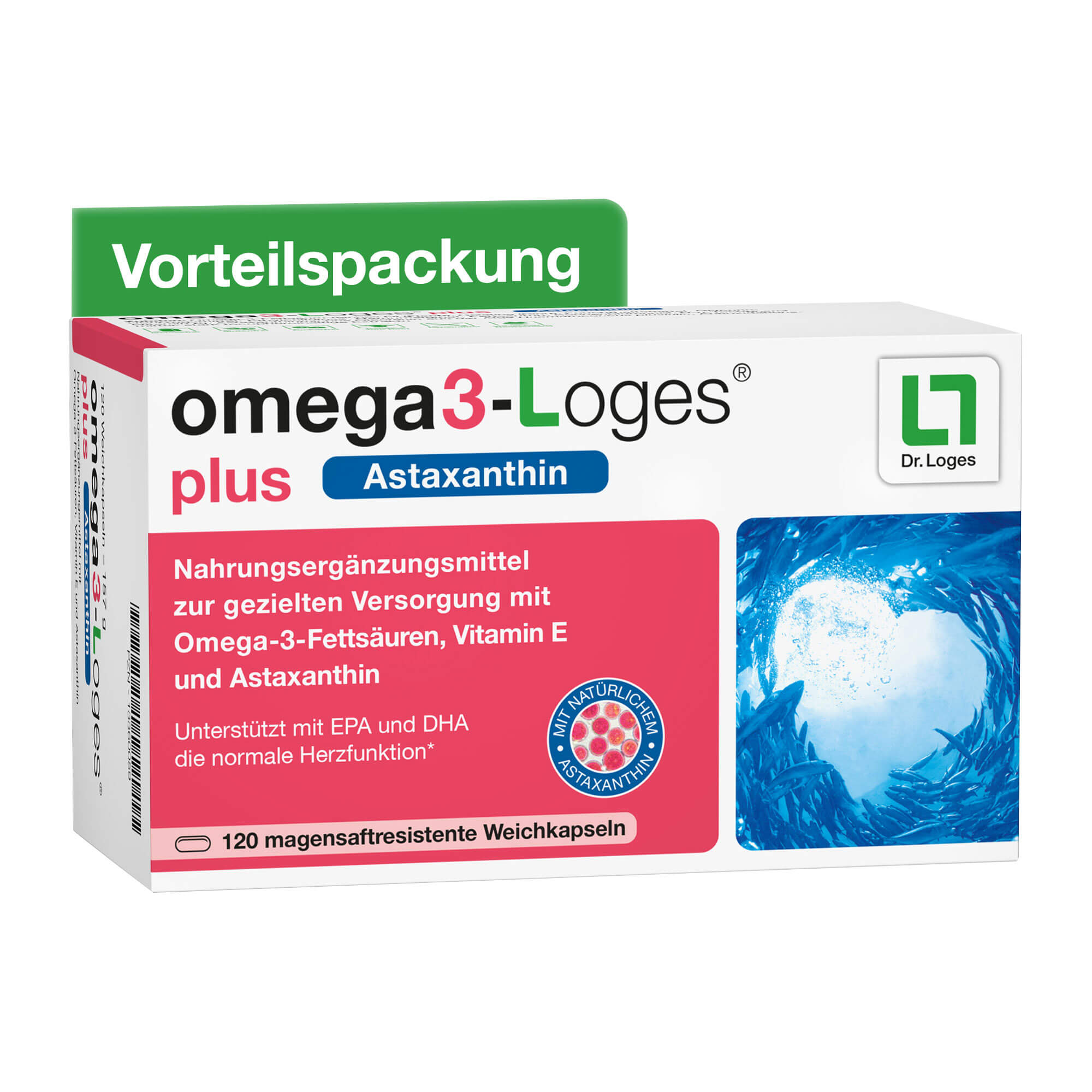 Omega3-Loges Plus Kapseln - None