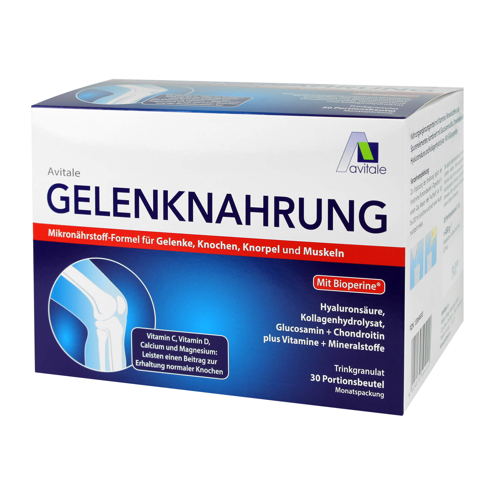 GELENKNAHRUNG+Hyaluronsäure Trinkgranulat 30x15 g Beutel