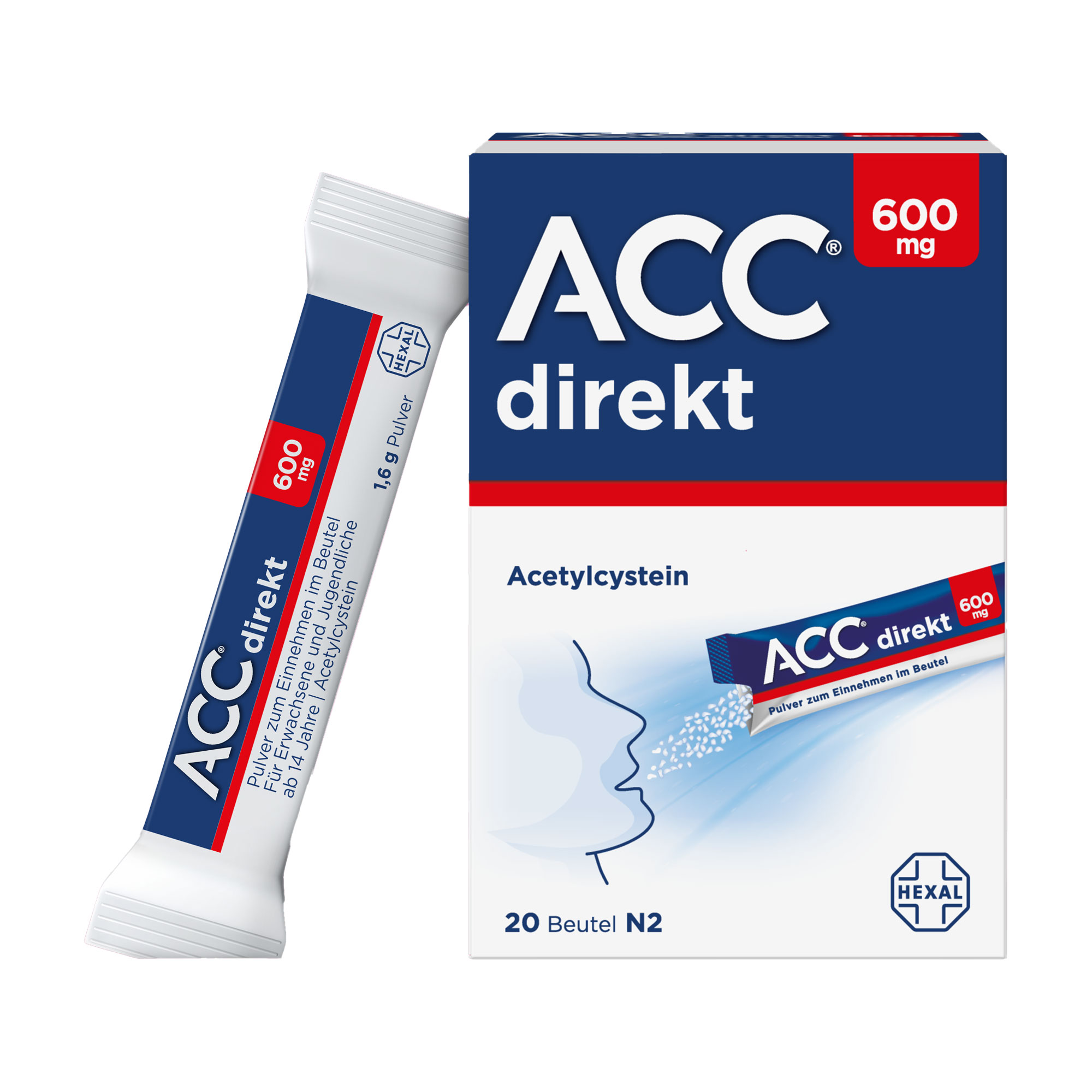 Acc Direkt 600 Mg Pulver Zum Einnehmen Im Beutel - None