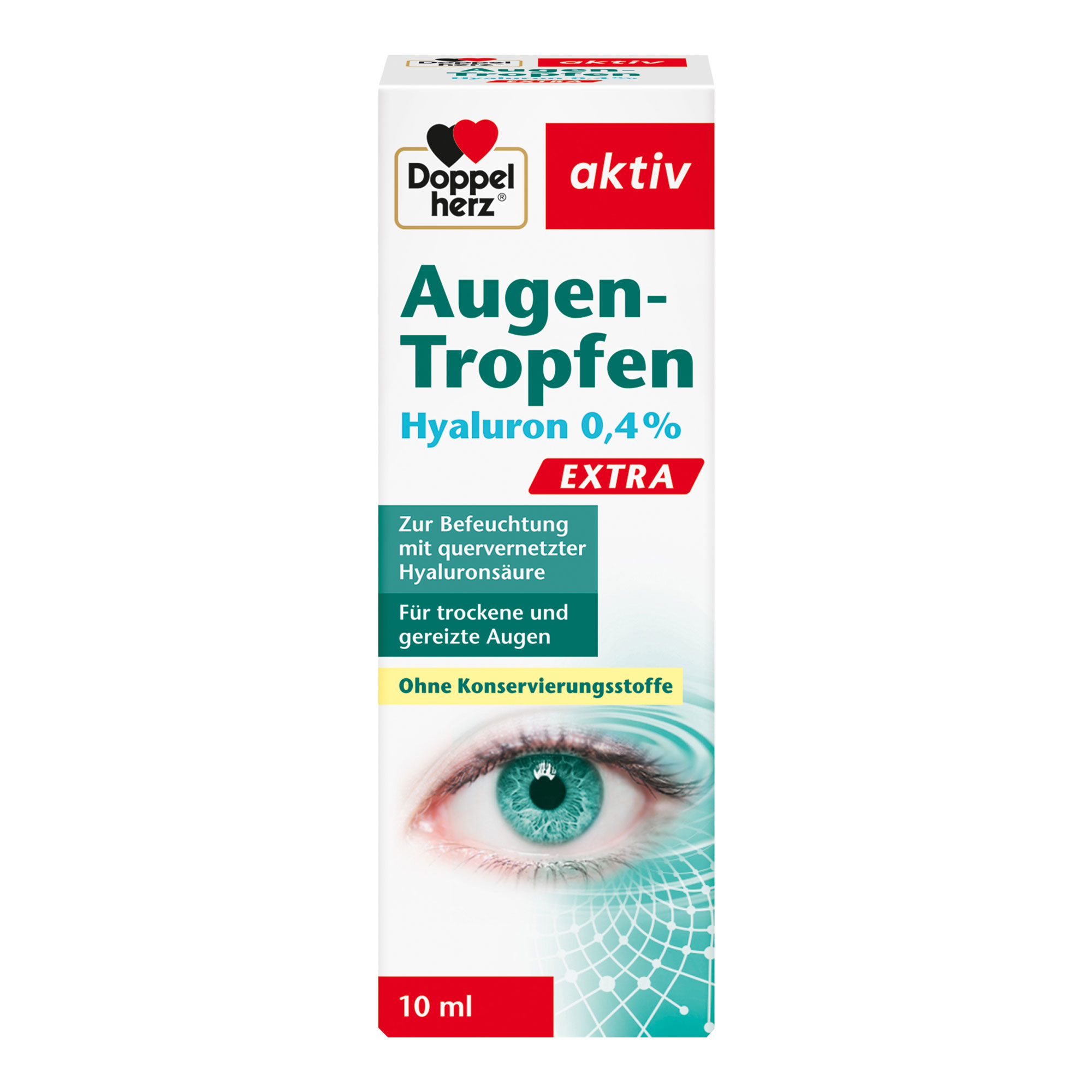 Doppelherz Augen-Tropfen Hyaluron 0,4% Extra