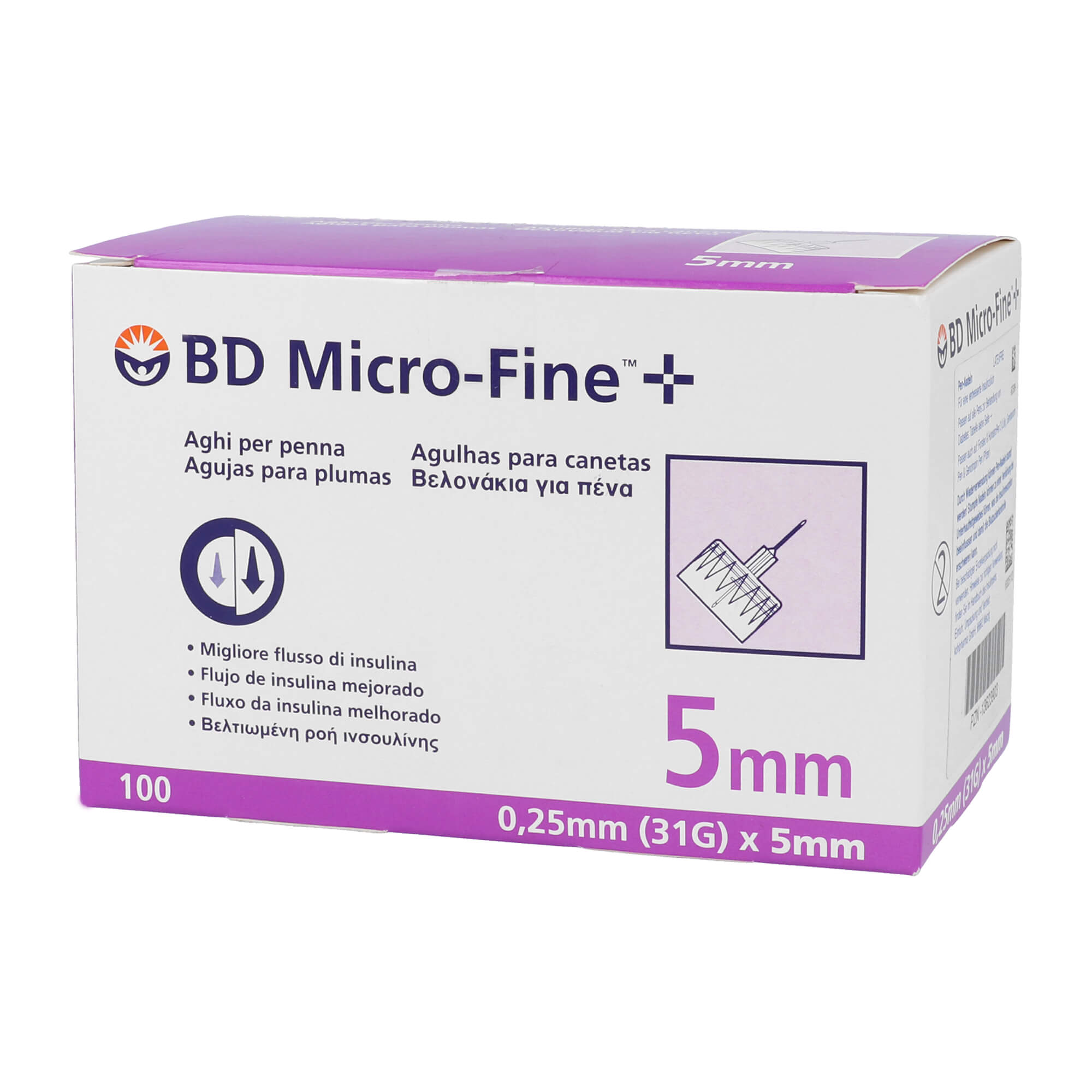 Bd Micro-Fine+ Pen-Nadeln 0,25X5 Mm 31 G - None