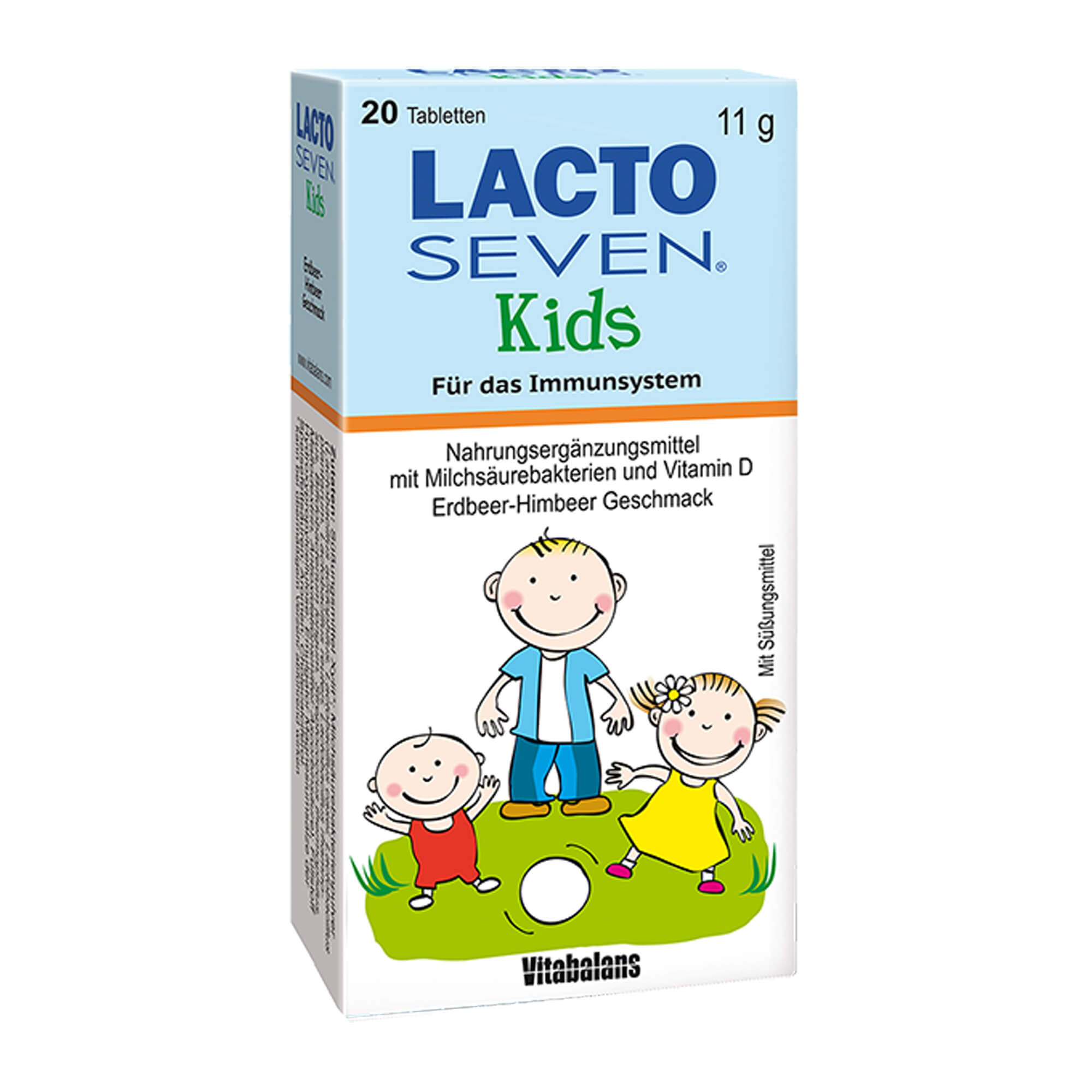 Lacto Seven Kids Erdbeer-Himbeer-Geschmack - None