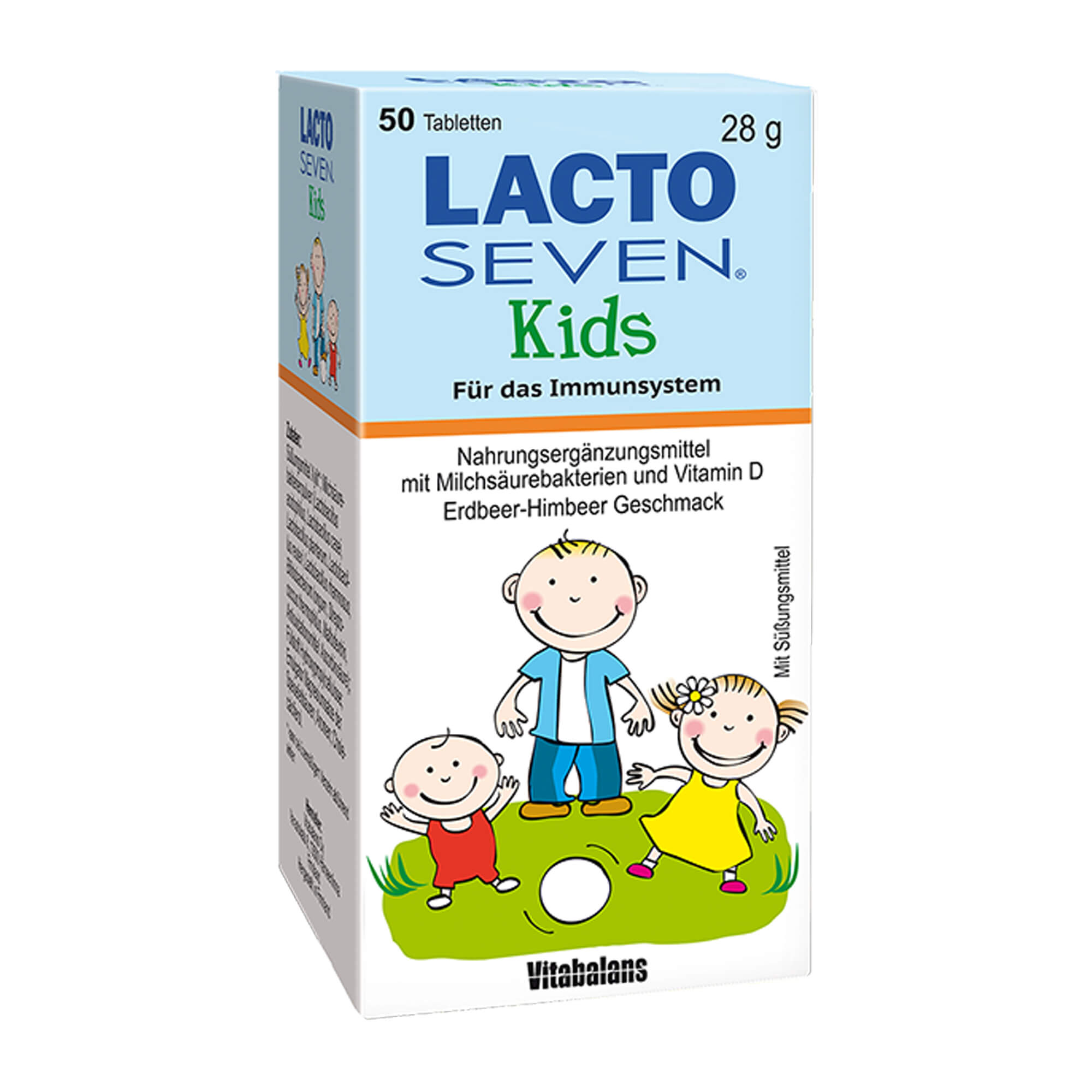 Lacto Seven Kids Erdbeer-Himbeer-Geschmack - None