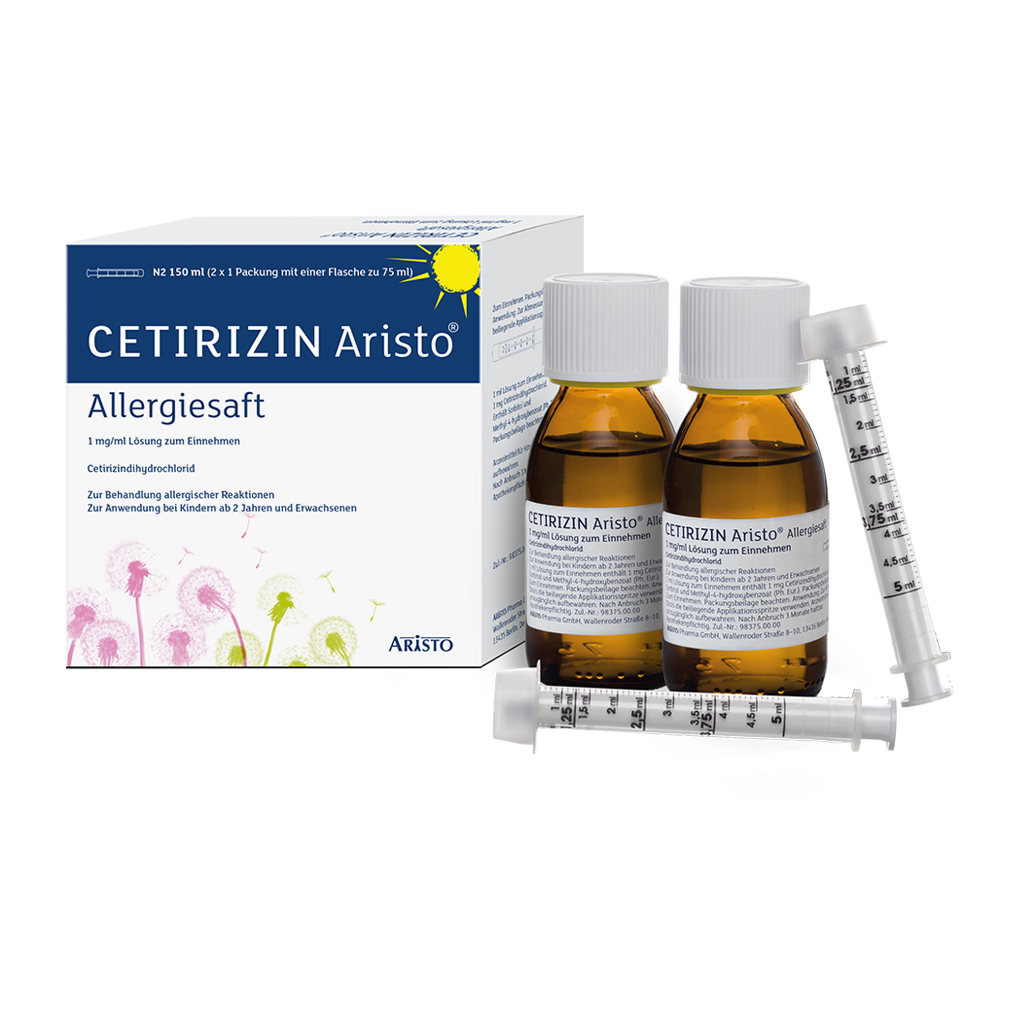 Cetirizin Aristo Allergiesaft 1 Mg/Ml Lösung Zum Einnehmen - None