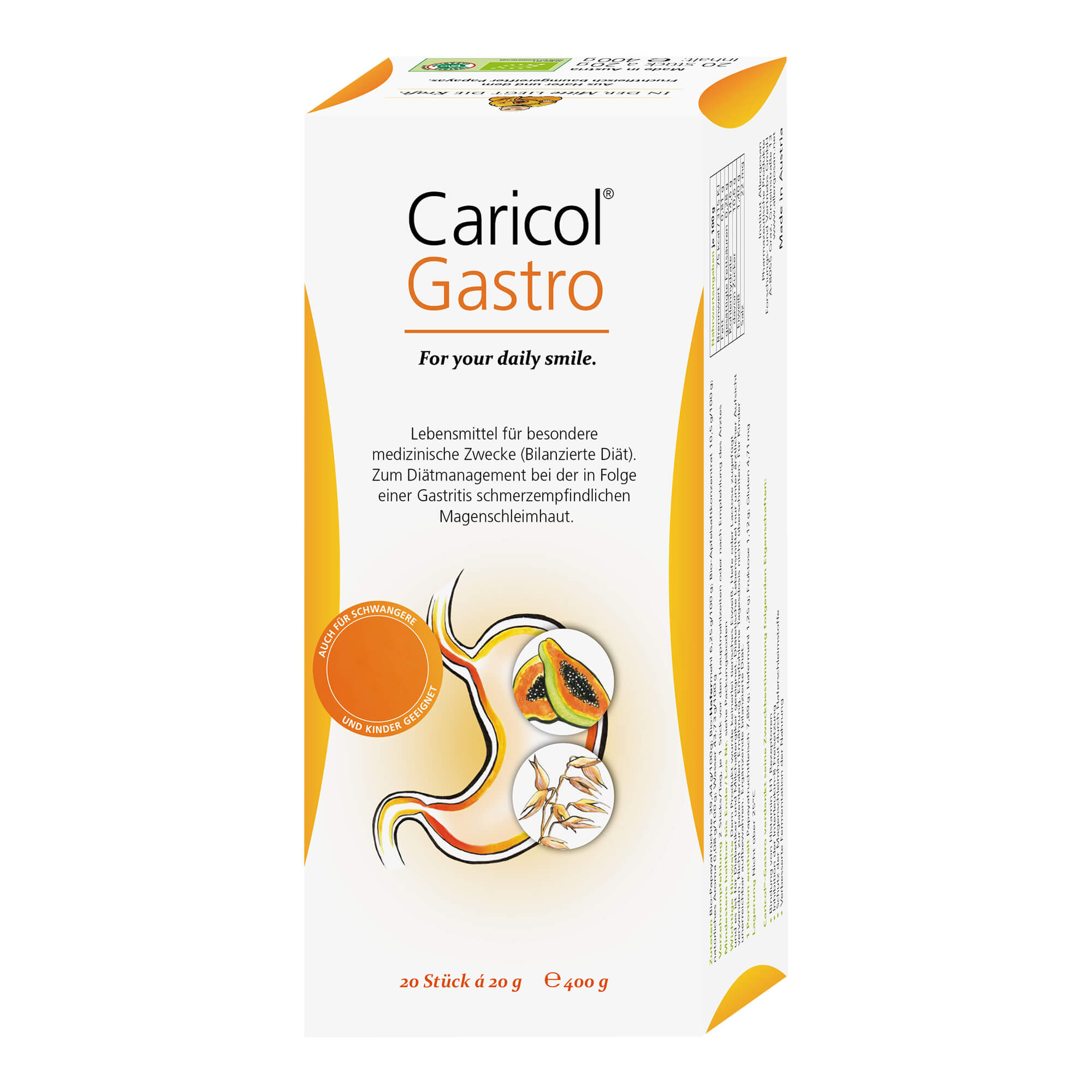 Caricol Gastro Sticks 20x20 g Beutel