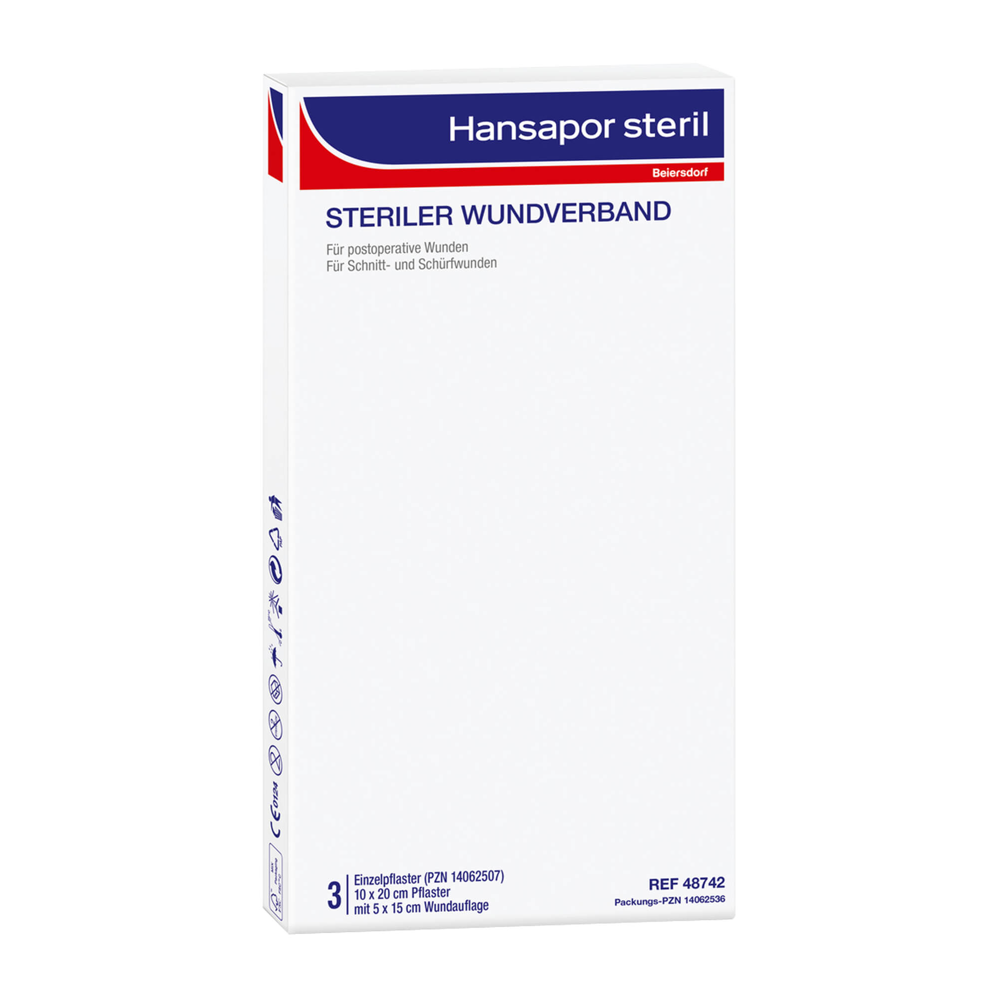 Hansaplast Steril Wundverband 10 X 20 Cm - None