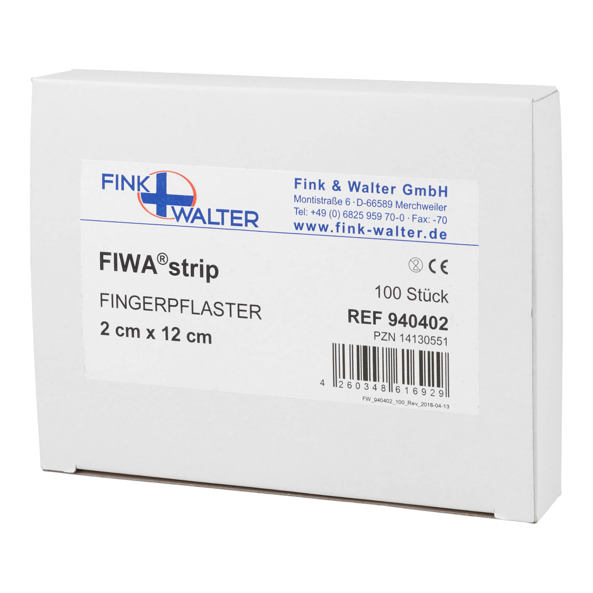 Fiwa Strip Fingerpflaster 2X12 Cm Hautfarben - None