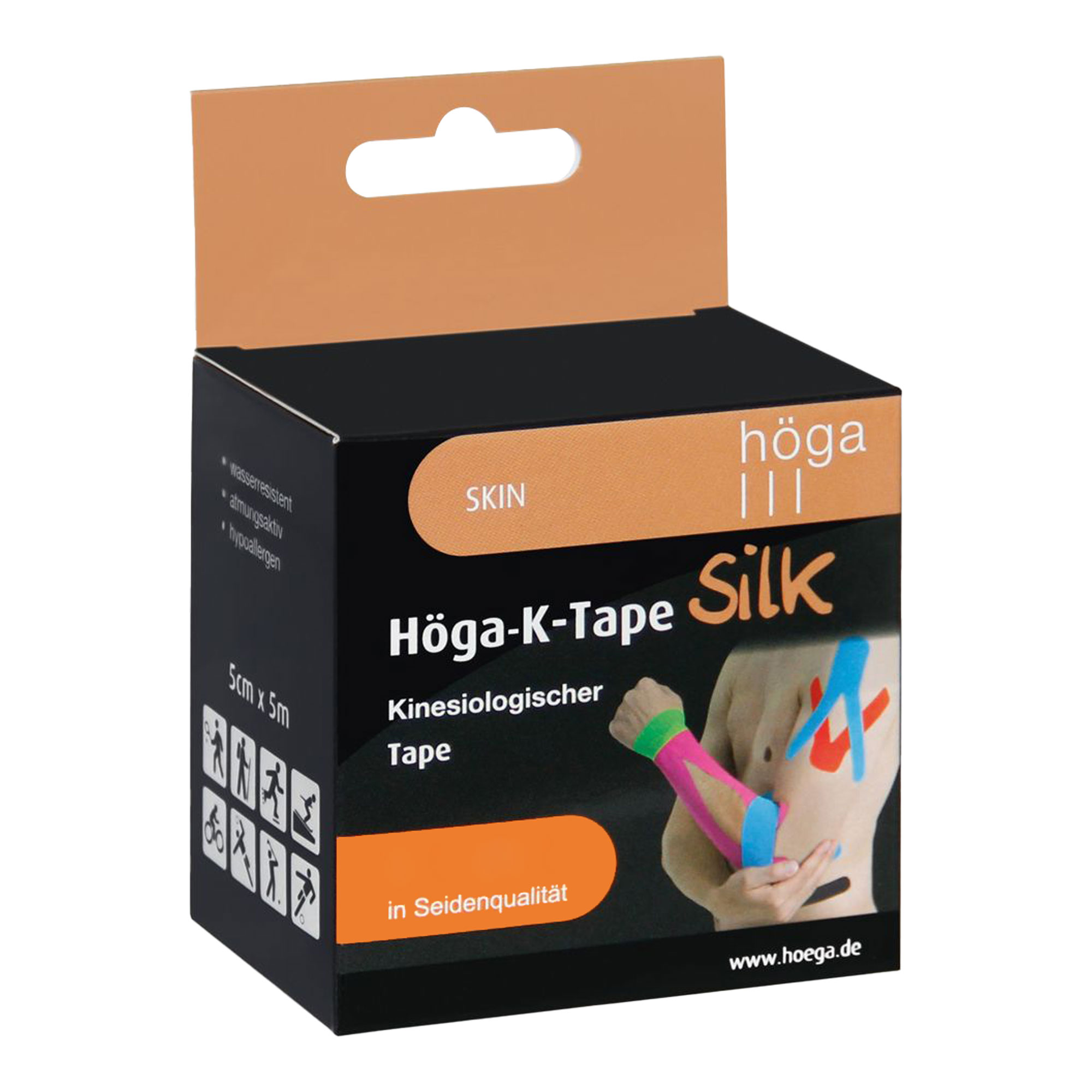 Höga-K-Tape Silk 5 cmx5 m skin kinesiolog.Tape