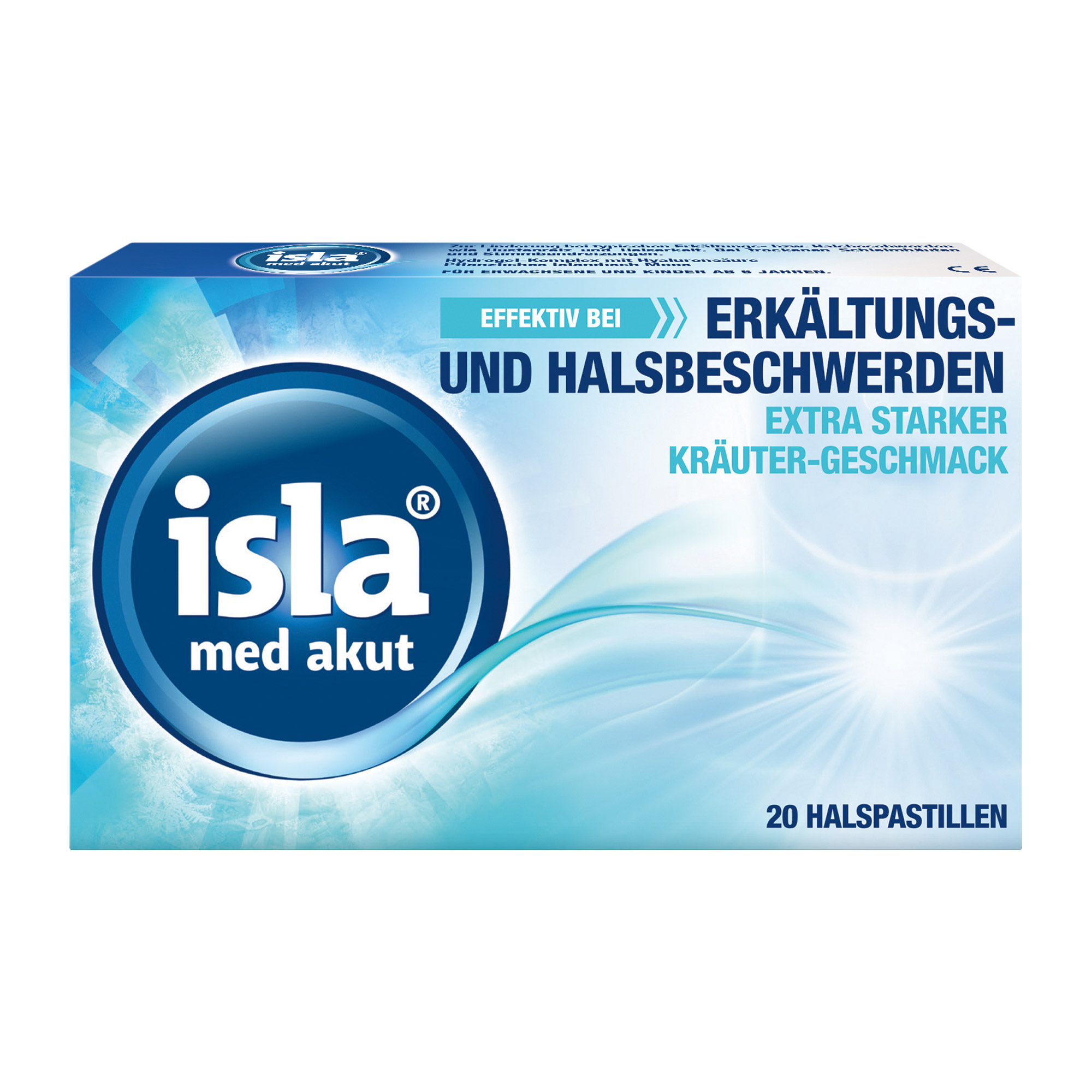 Isla Med Akut Halspastillen - None