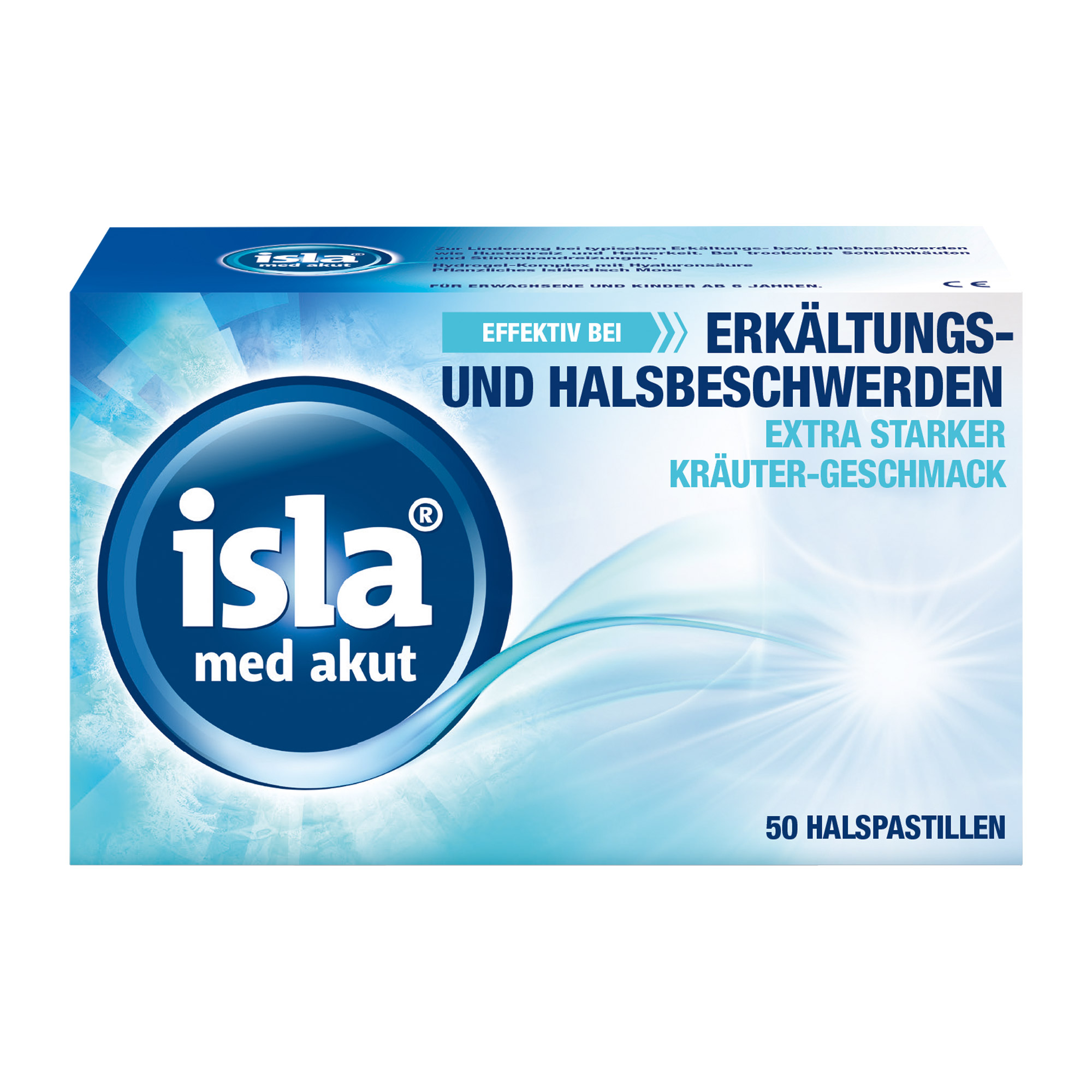 Isla Med Akut Halspastillen - None