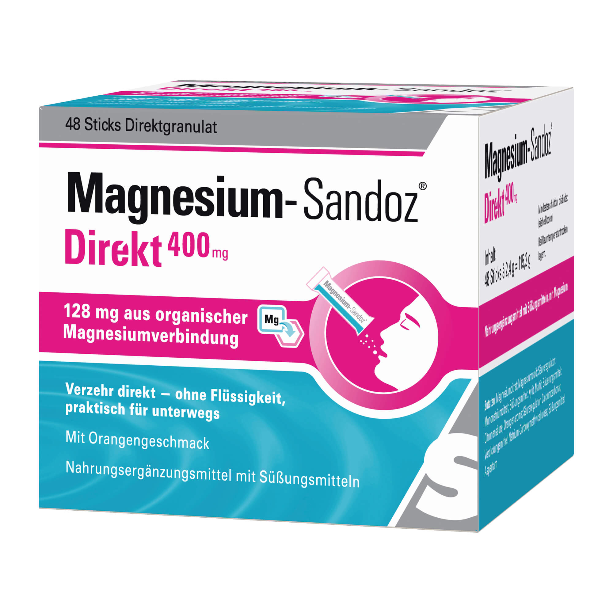 Magnesium-Sandoz Direkt 400 Mg Sticks - None