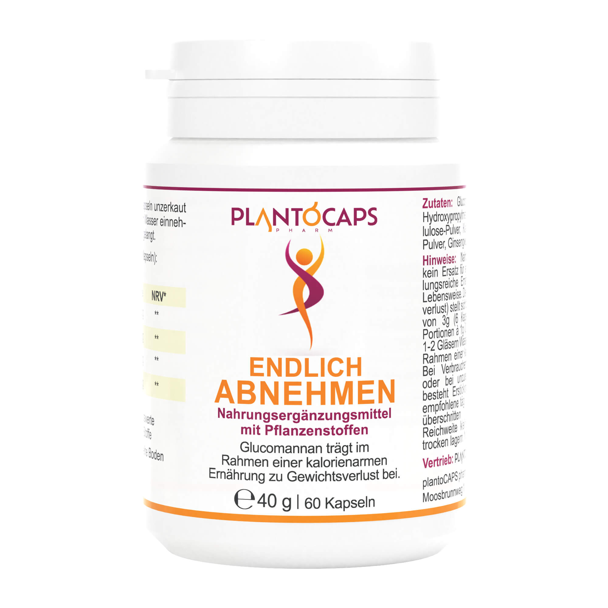 Plantocaps Endlich Abnehmen Kapseln - None