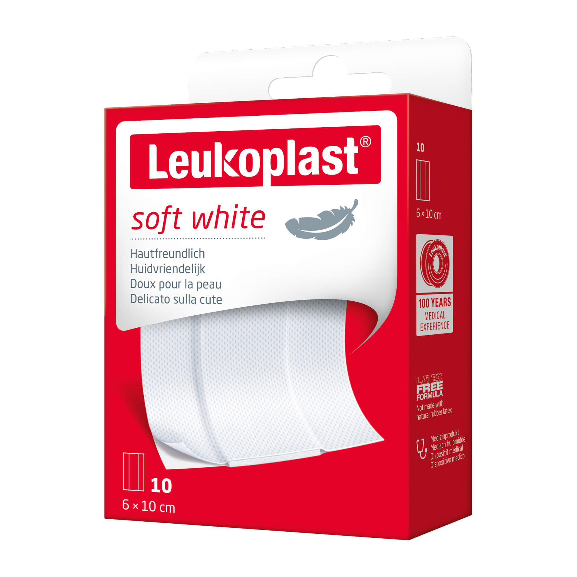 Leukoplast Soft White 6 Cm X 10 Cm - None