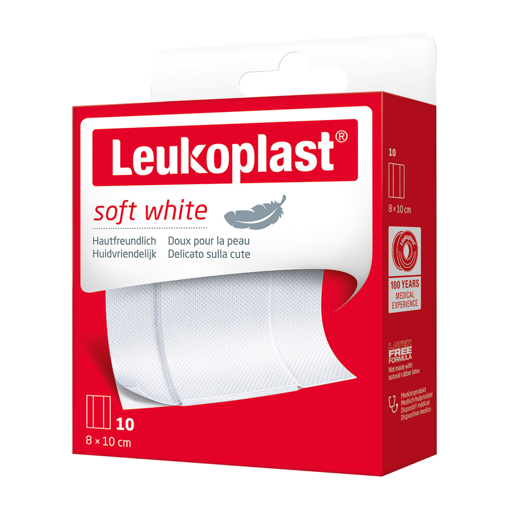 Leukoplast Soft White 8 Cm X 10 Cm - None