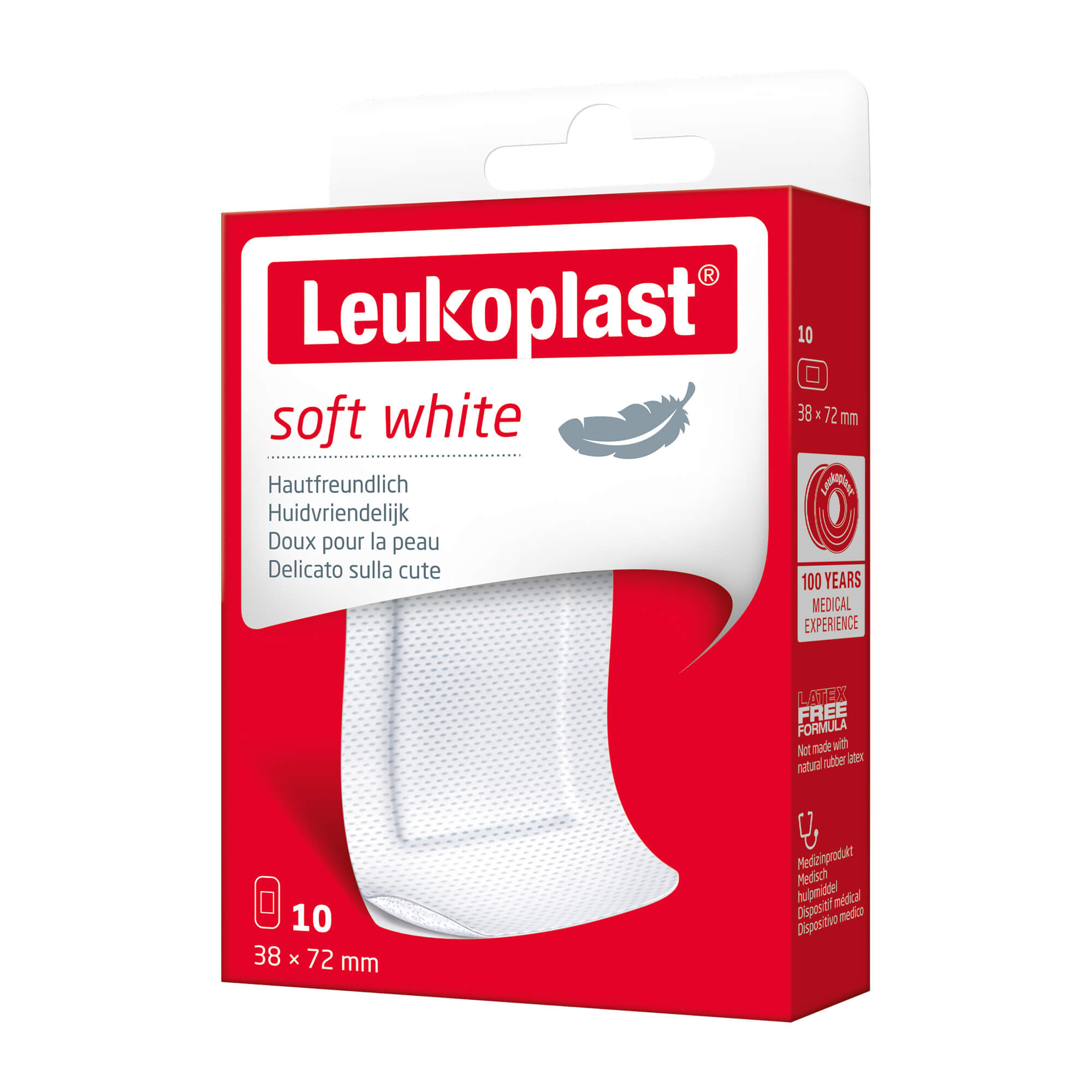 Leukoplast Soft White 38 Mm X 72 Mm - None