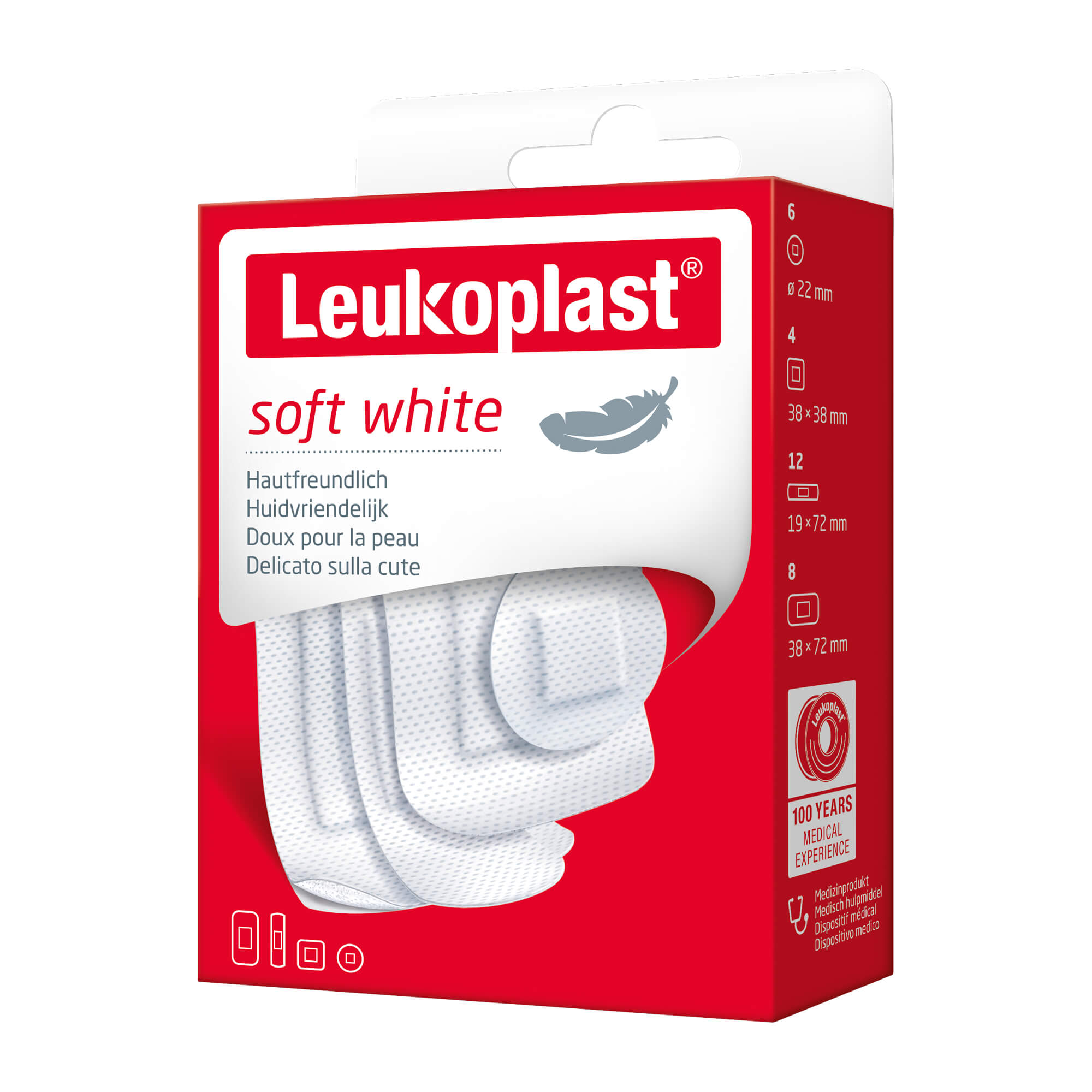 Leukoplast Soft White 4 Größen - None