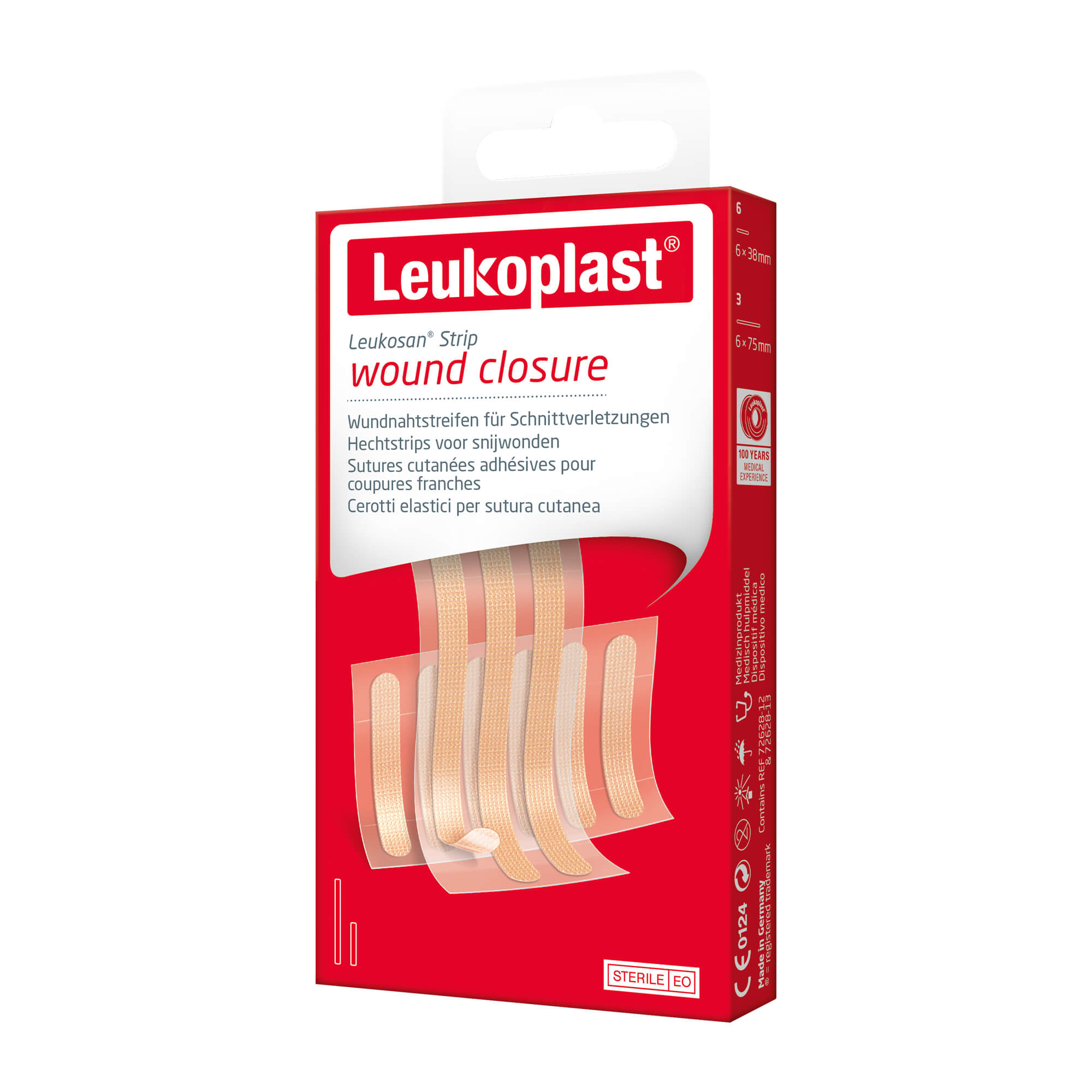 Leukoplast Leukosan Strip steril 6x38 mm / 6x75 mm