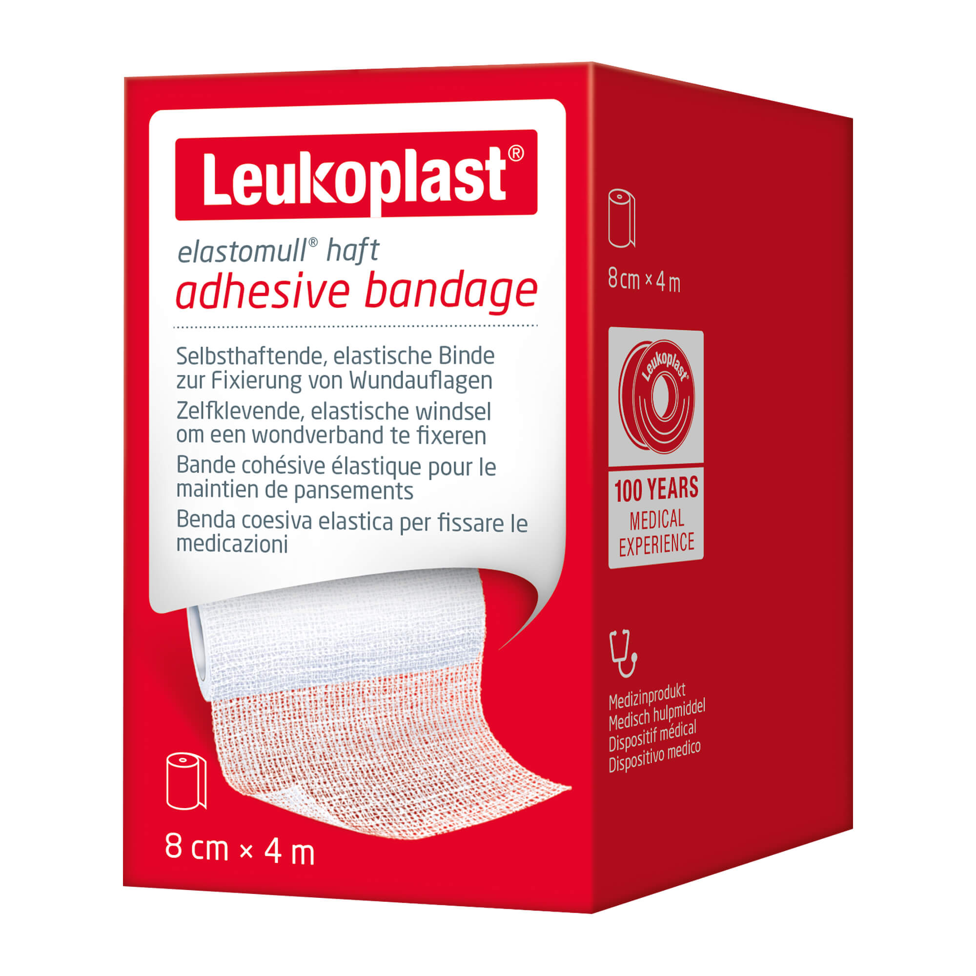 Leukoplast Elastomull Haft Fixierbinde Elastisch 8 Cmx4 M - None