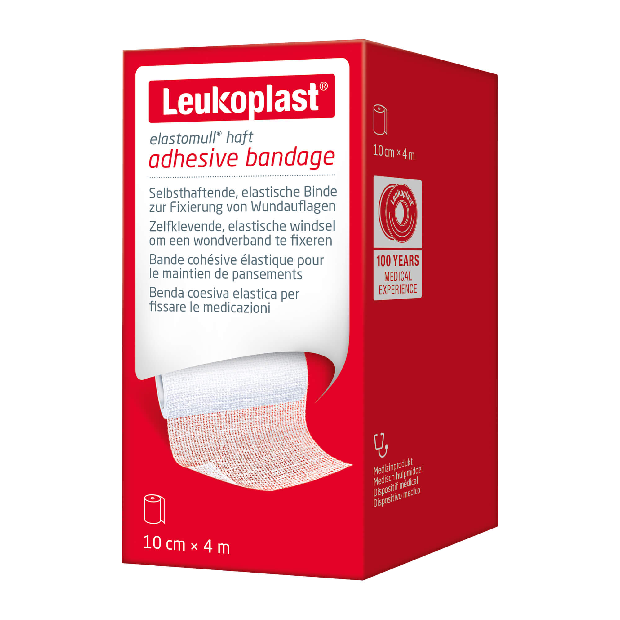 Leukoplast Elastomull Haft Fixierbinde Elastisch 10 Cmx4 M - None