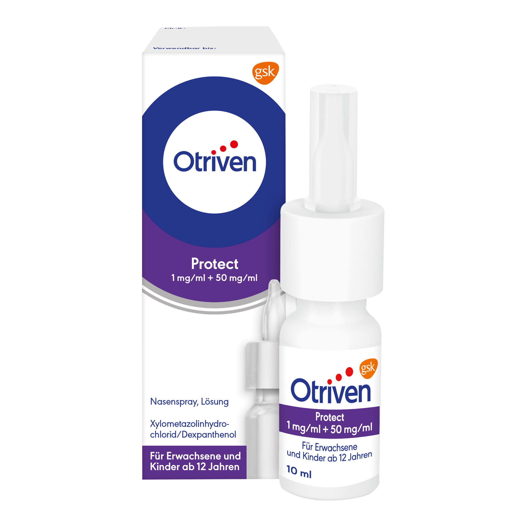 Otriven Protect 1 Mg/Ml + 50 Mg/Ml Nasenspray Lösung - None