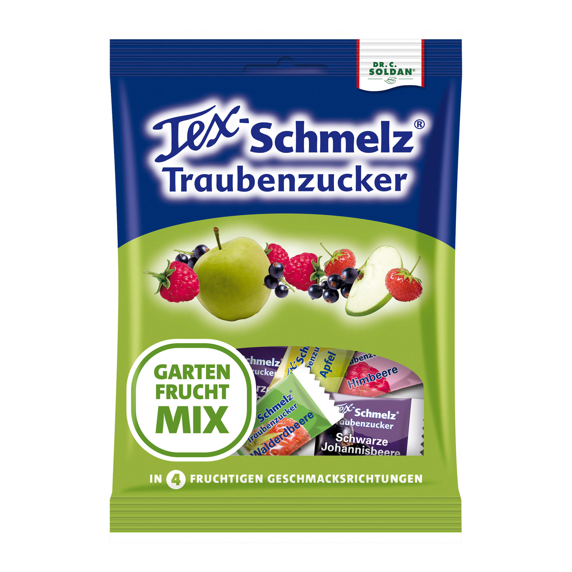 Soldan Tex-Schmelz Traubenzucker Gartenfrucht-Mix - None