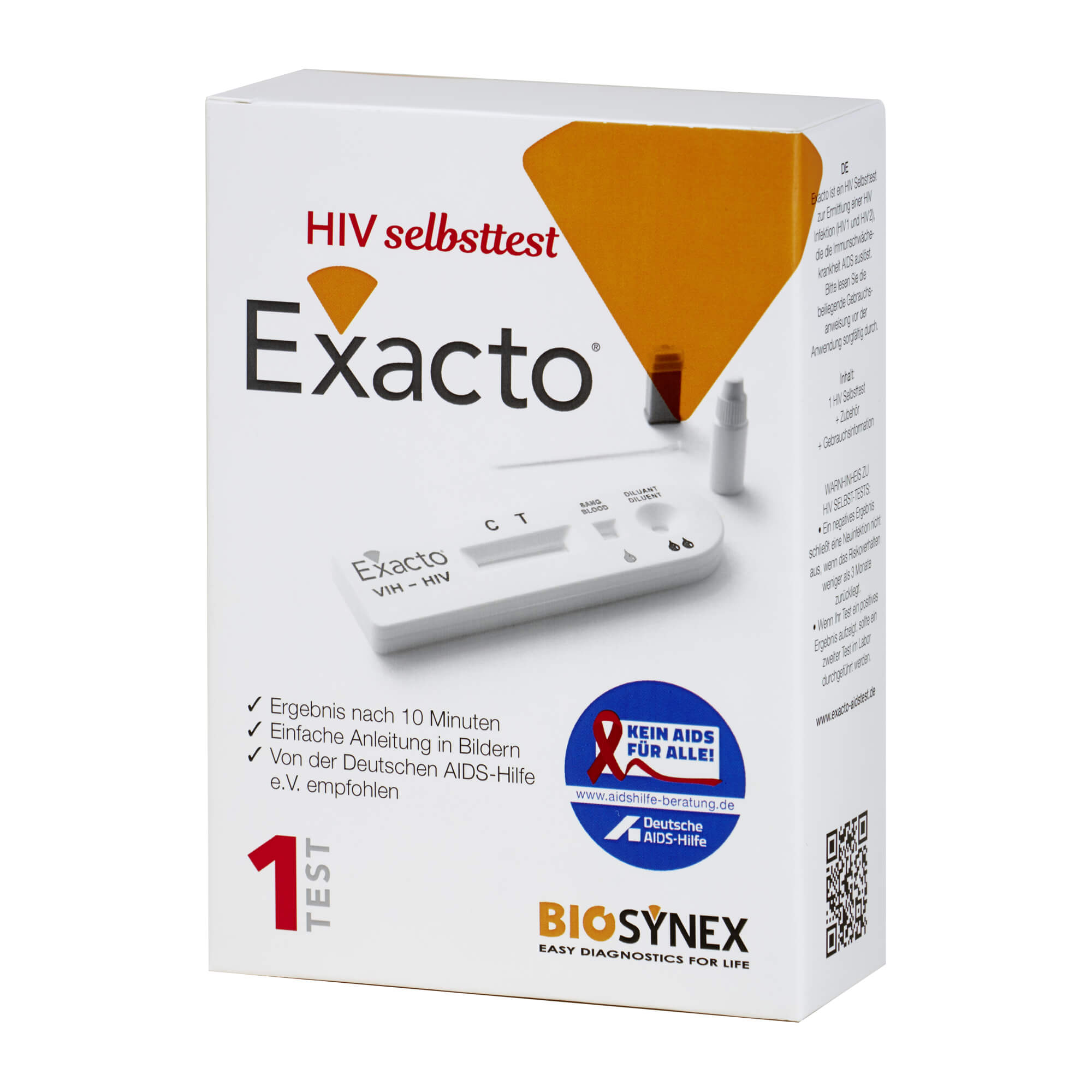 Exacto HIV Selbsttest, 1 Stück