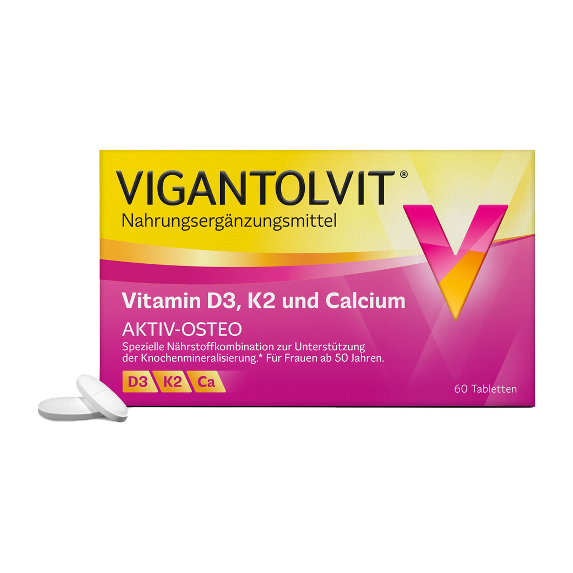 Vigantolvit Vitamin D3 K2 Calcium Filmtabletten