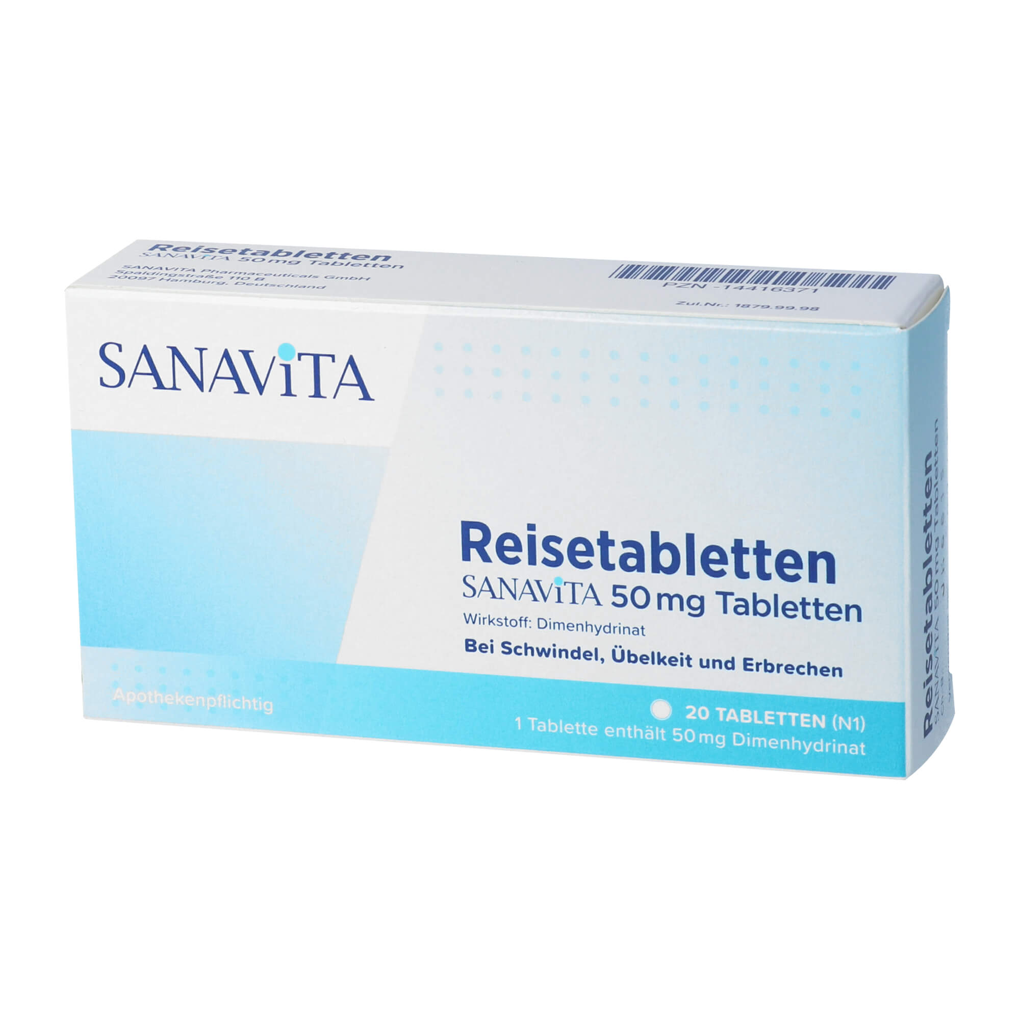 Reisetabletten Sanavita 50 Mg Tabletten - None