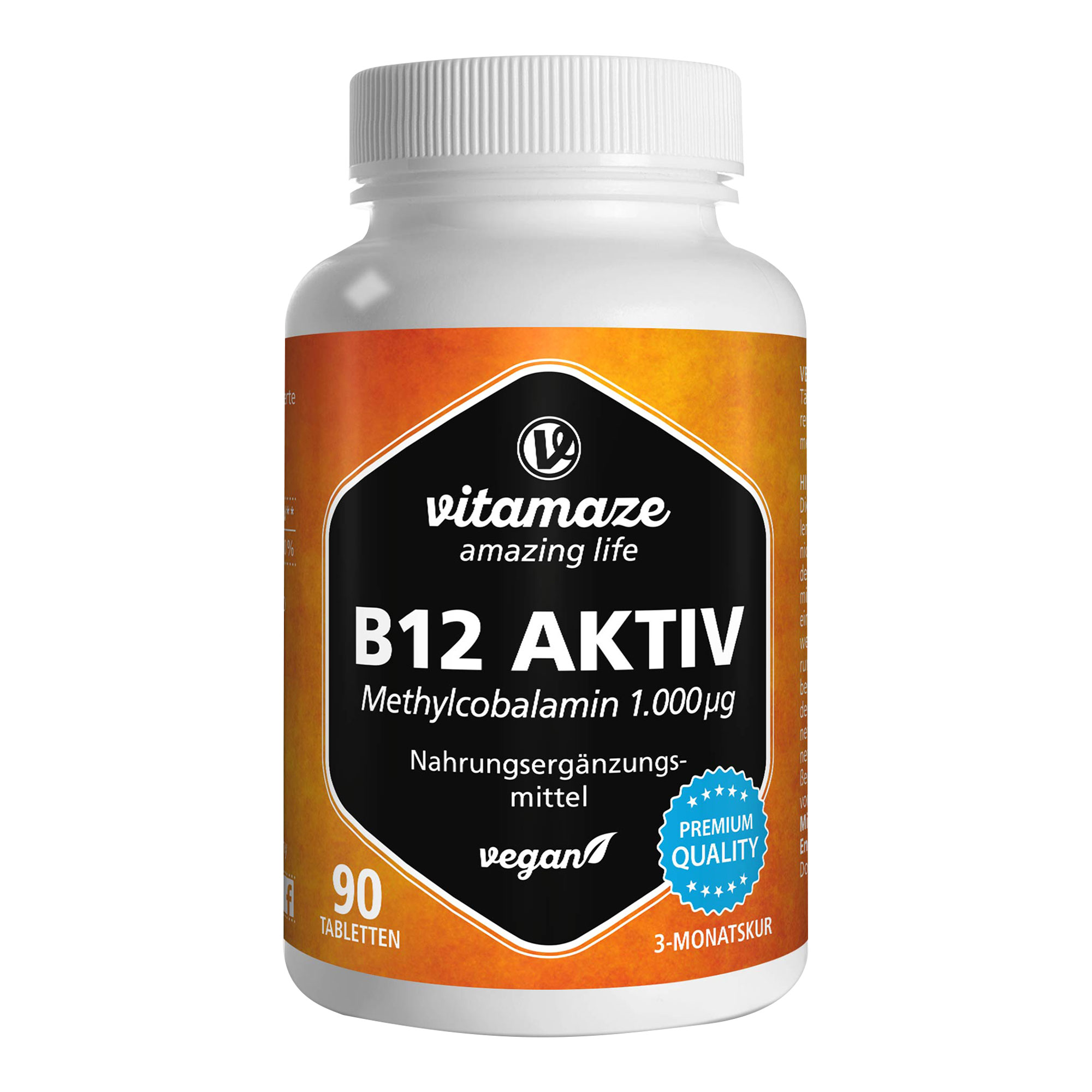 Vitamaze Vitamin B12 Aktiv Vegan Tabletten - None