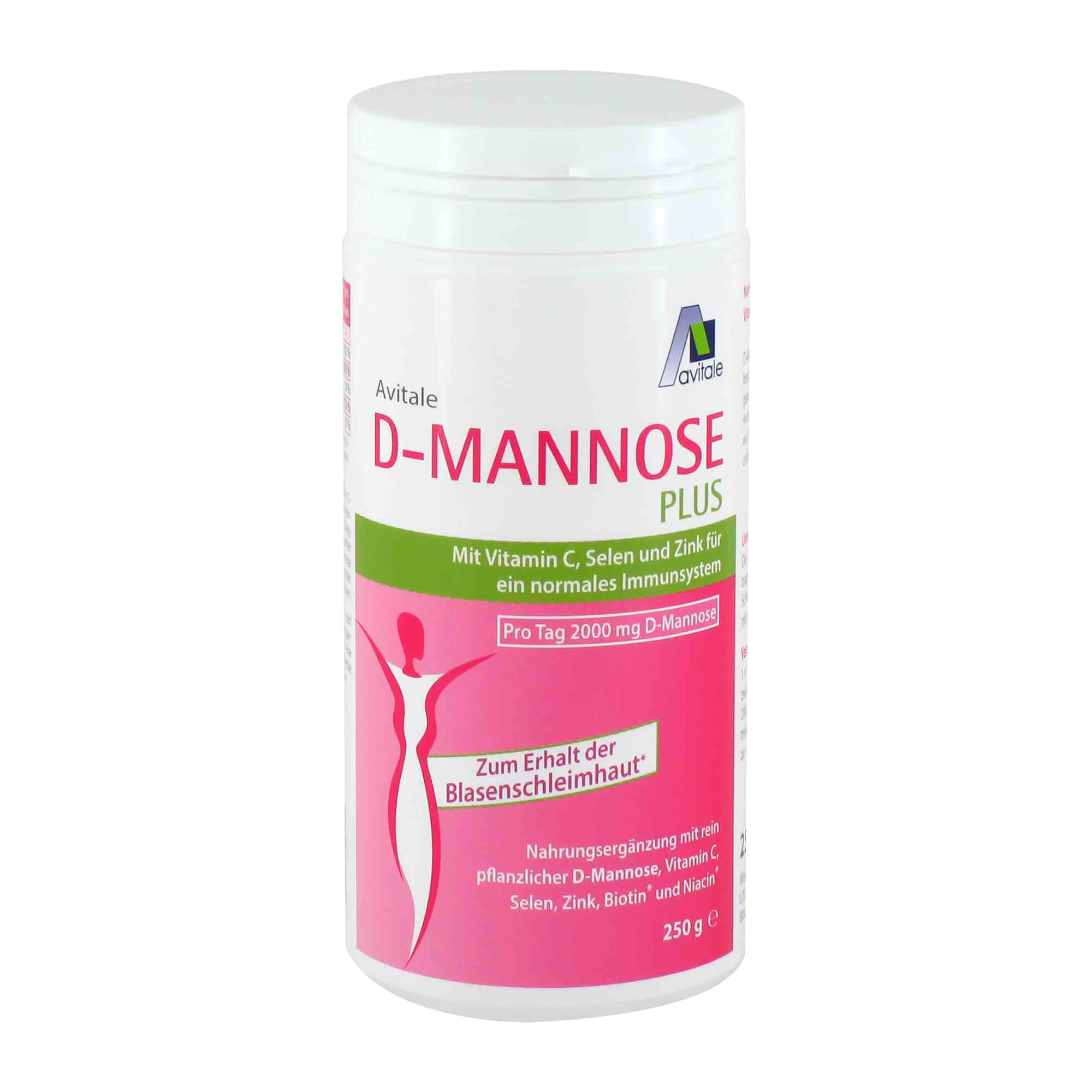 D-Mannose Plus 2000 mg Pulver m.Vit.u.Mineralstof. 250 g