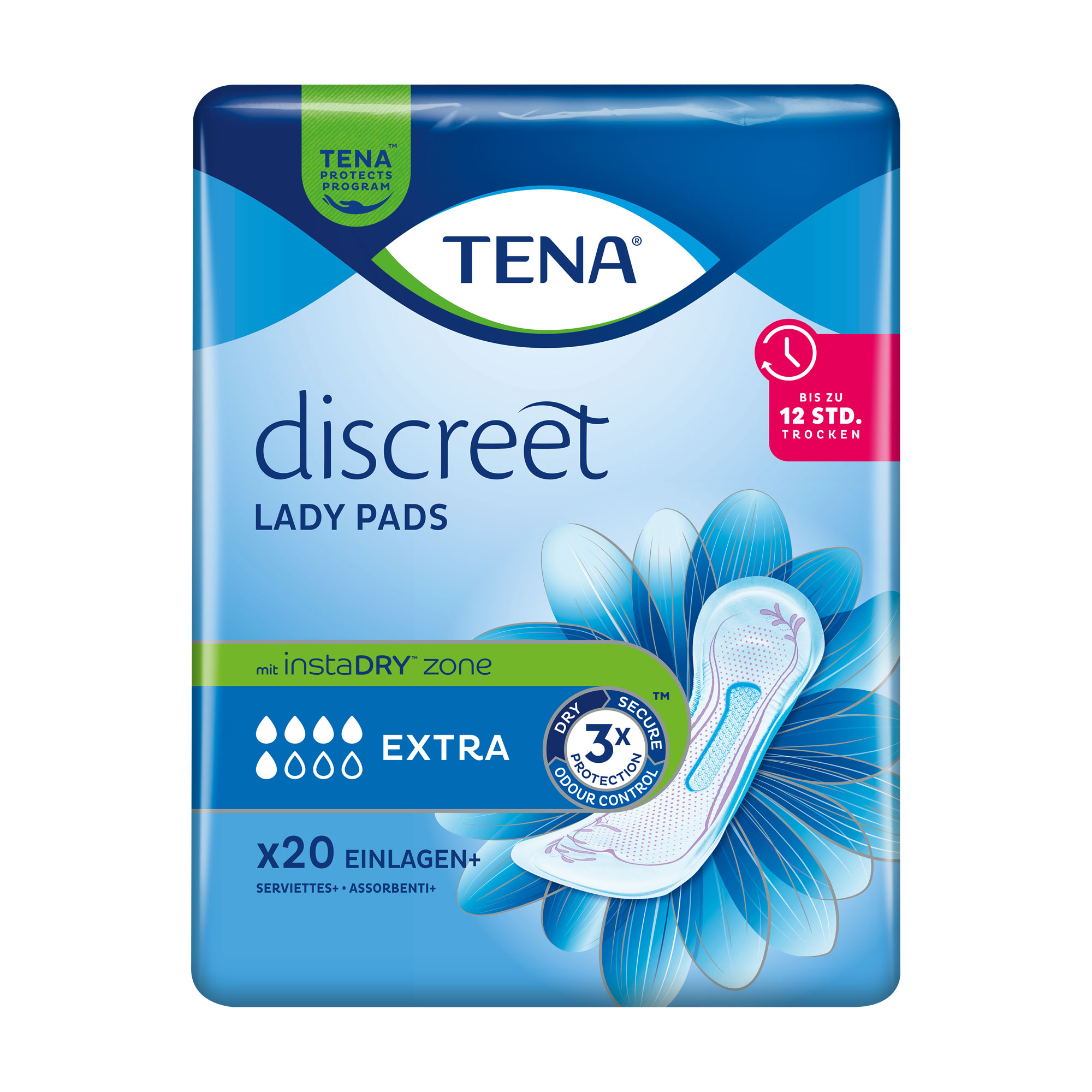 Tena Lady Discreet Extra Inkontinenz Einlagen - None